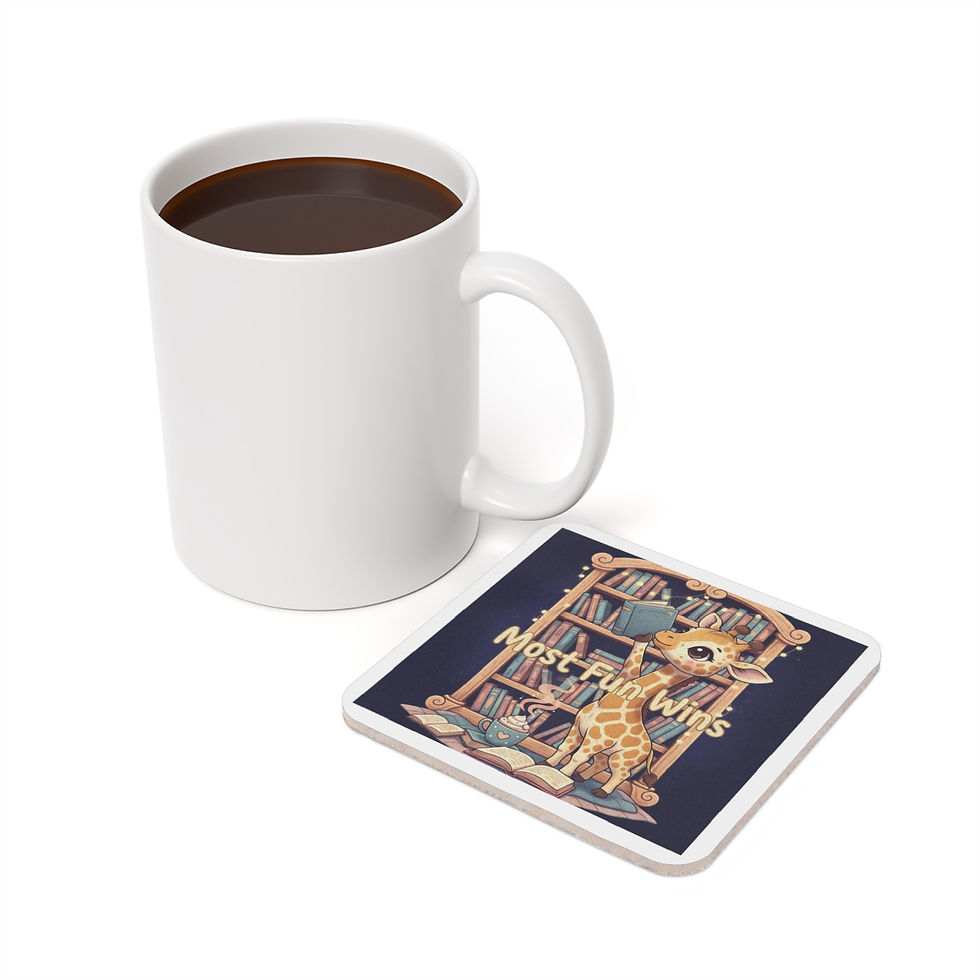 Thumbnail: Giraffe Cork Coaster – Most Fun Wins