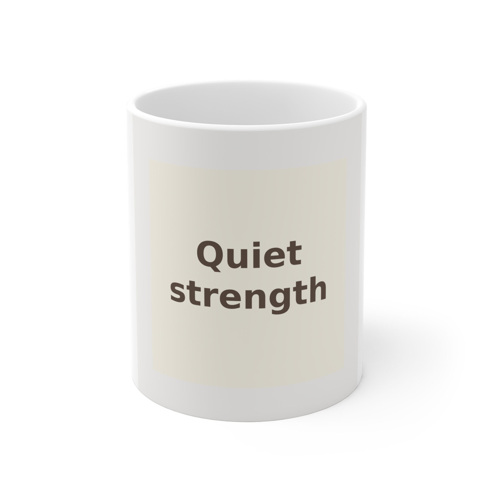 Quiet strength - Travel Mug