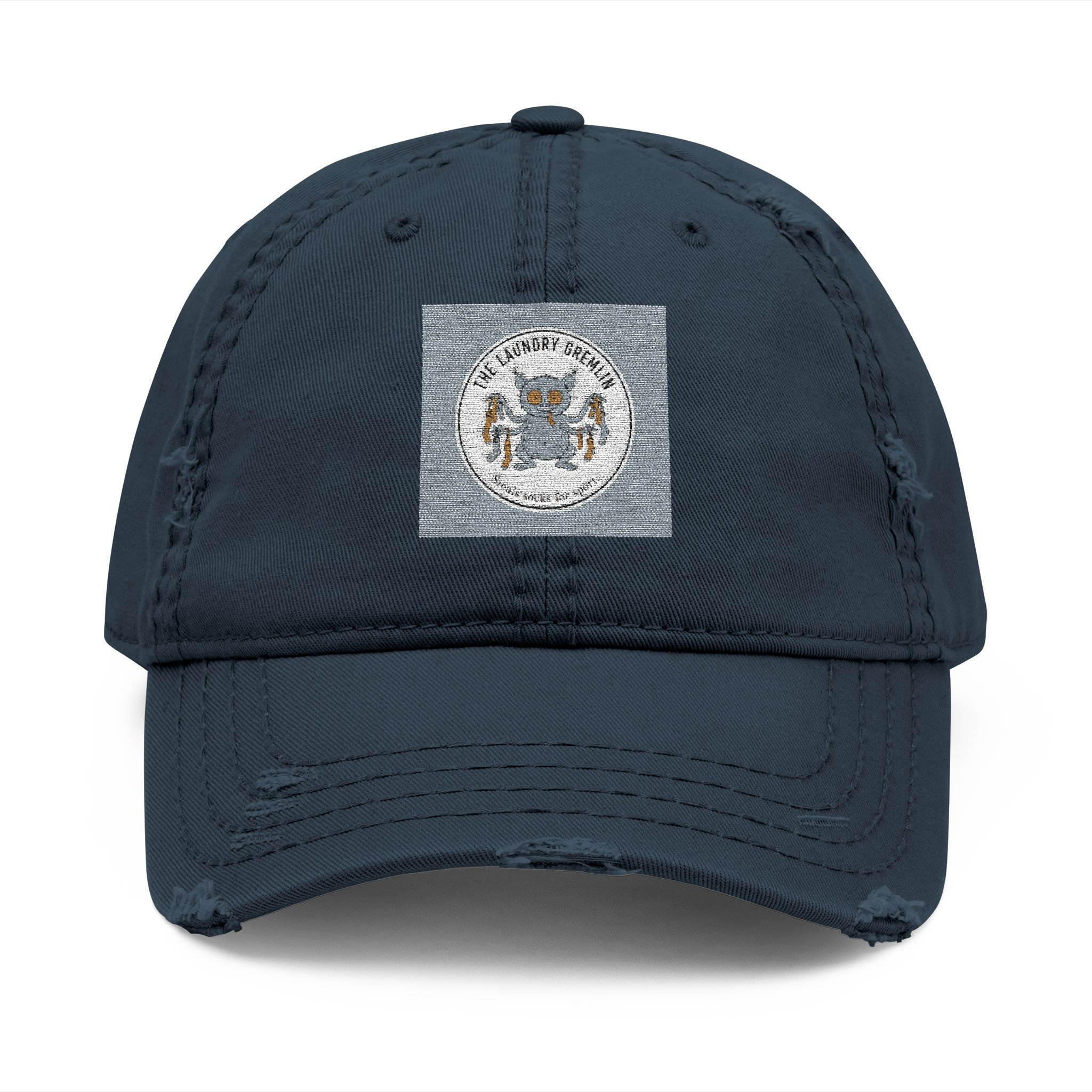 Gremlin Dad Hat – The Laundry Gremlin Steals Socks for Sport
