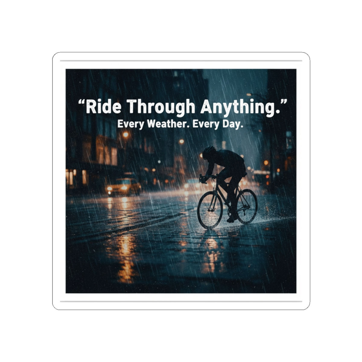 Swimmer Kiss-Cut Sticker – Ride Through Anything