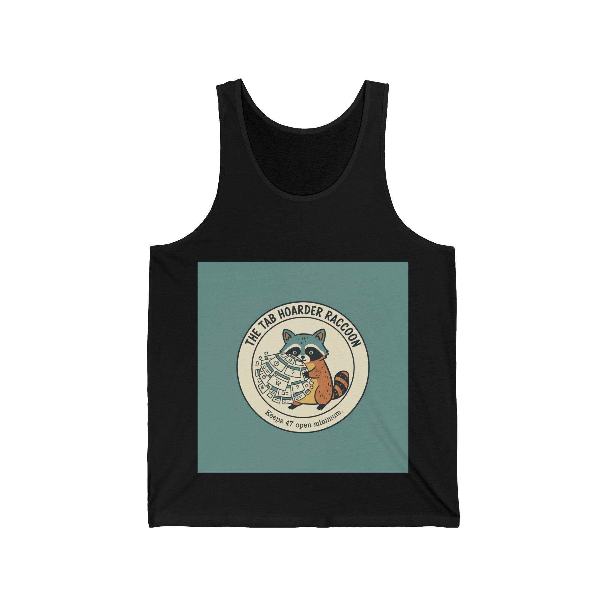 Raccoon Tank Top – The Tab Hoarder Raccoon