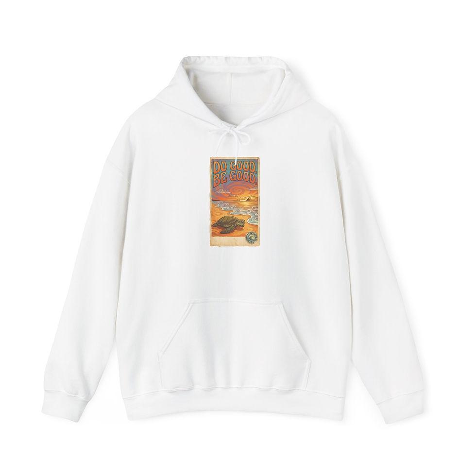 Hoodie: "Do Your Best" Sunset Surf Vintage Graphic Hoodie