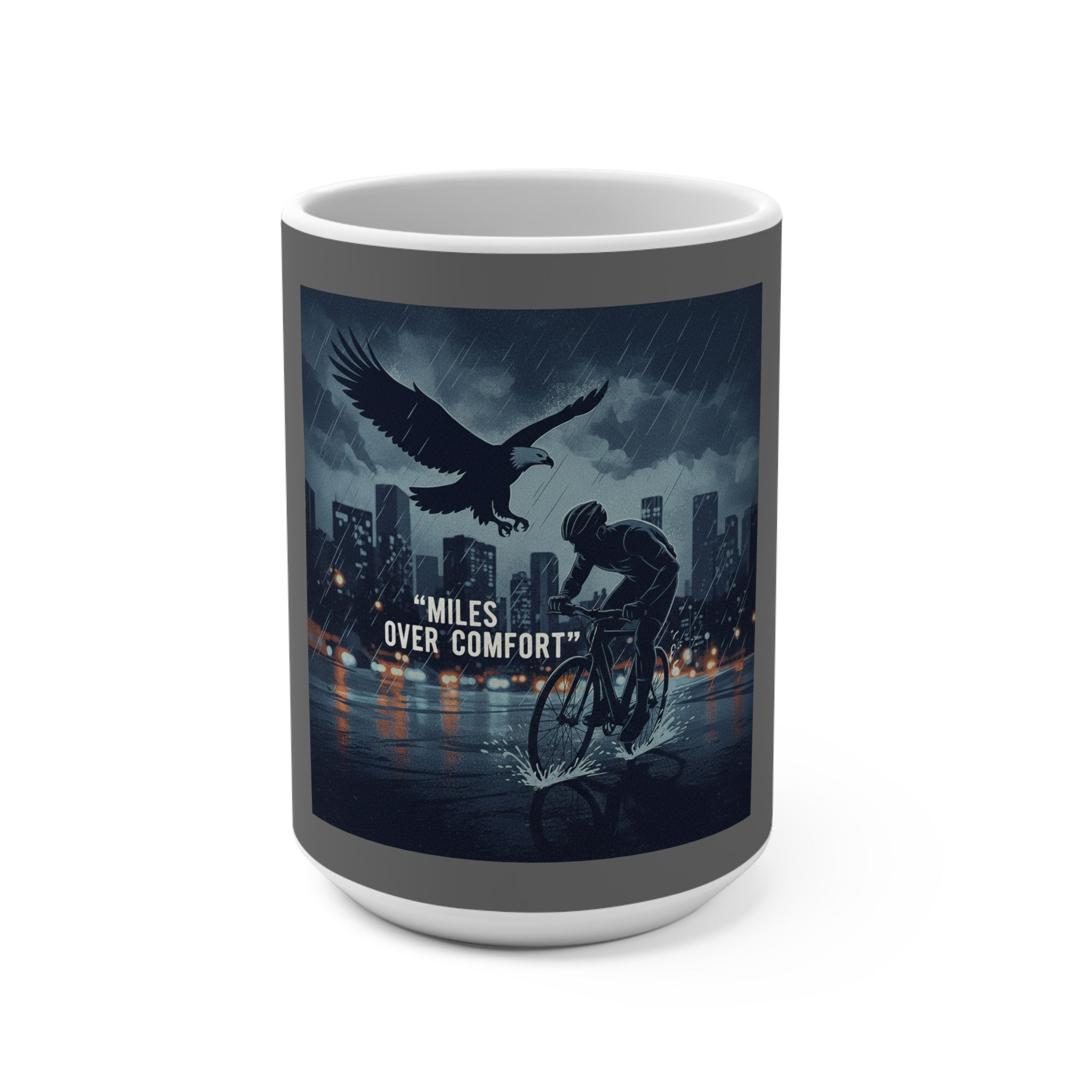 Eagle Mug 15oz – Miles Over Comfort