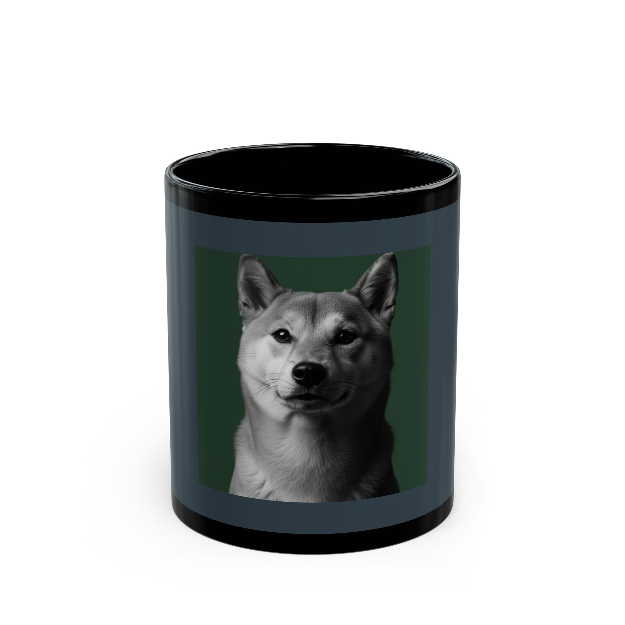 Shiba Inu Black Mug 11oz – Good Humans Good Pets