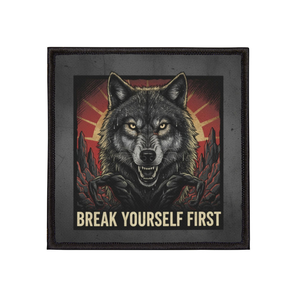 Thumbnail: Wolf Iron-On Patch – Break Yourself First