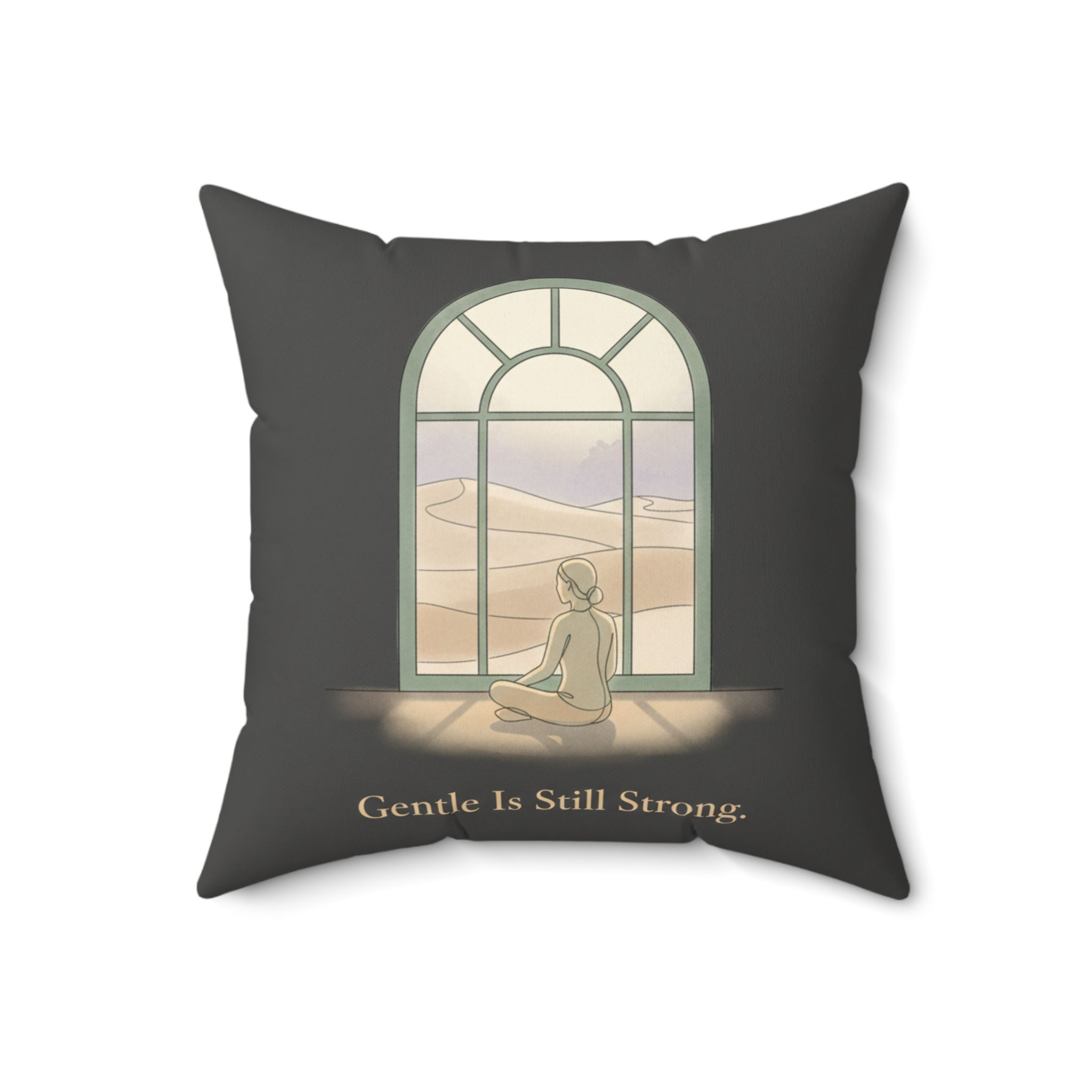 Gentle is Still Strong Square Pillow – Wall Art
