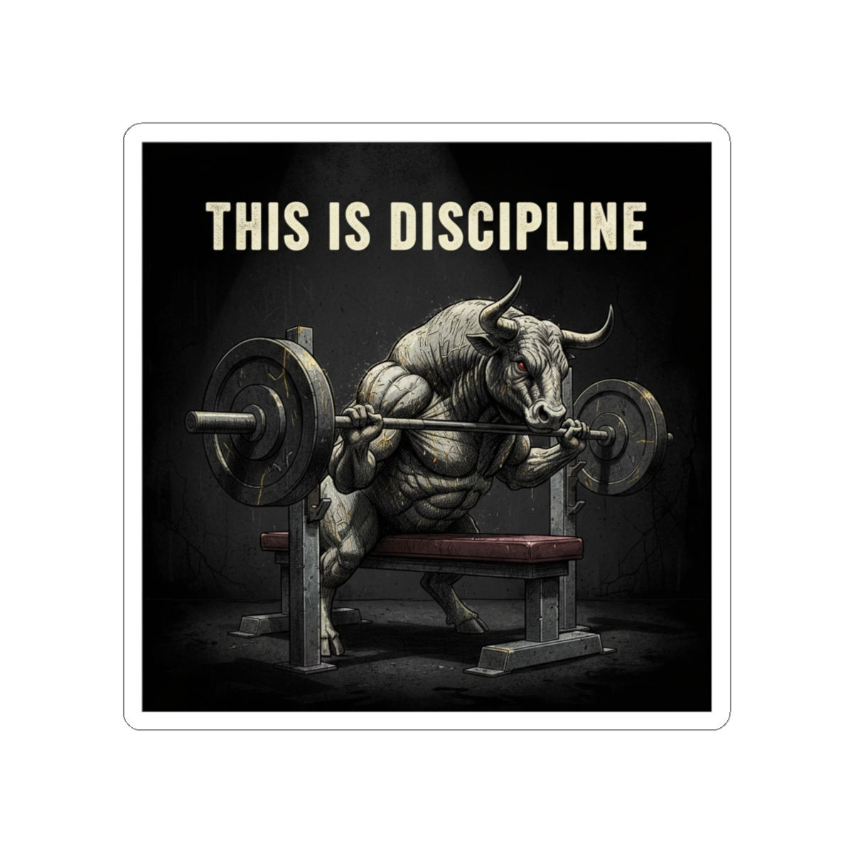 Cobra Kiss-Cut Sticker – This is Discipline