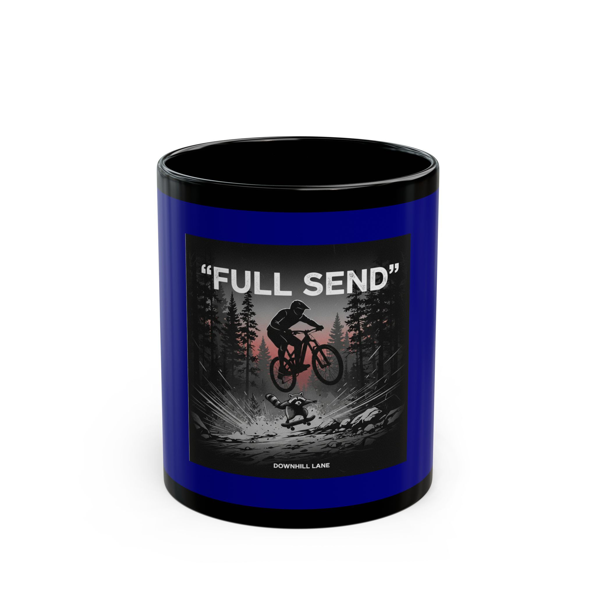 Full Send Black Mug 11oz – Wall Art