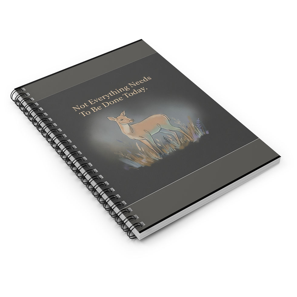 Thumbnail: Deer Spiral Notebook – Not Everything Needs to Be Done Today