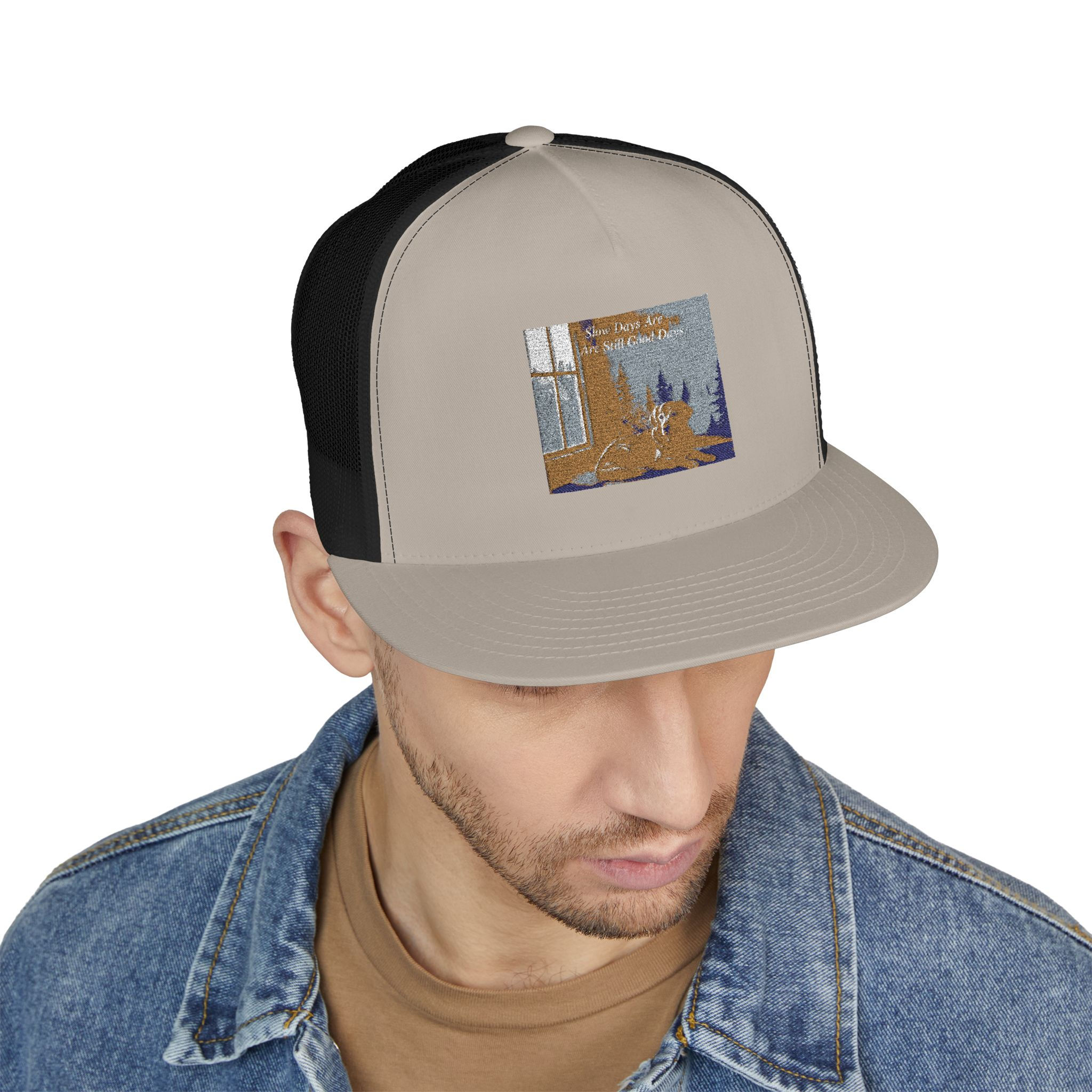 Dog Trucker Cap – Slow Days Are Still Good Days