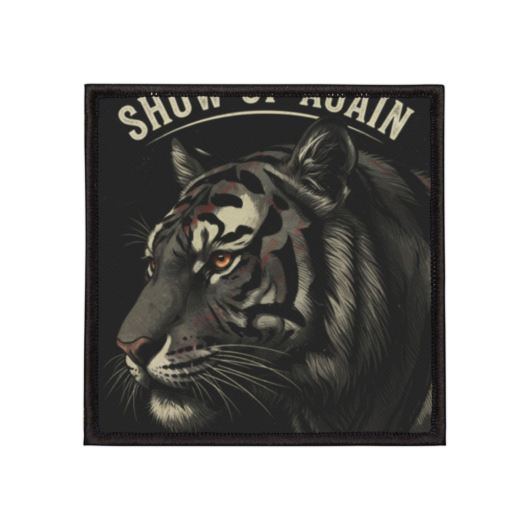 Tiger Iron-On Patch – Show Up Again