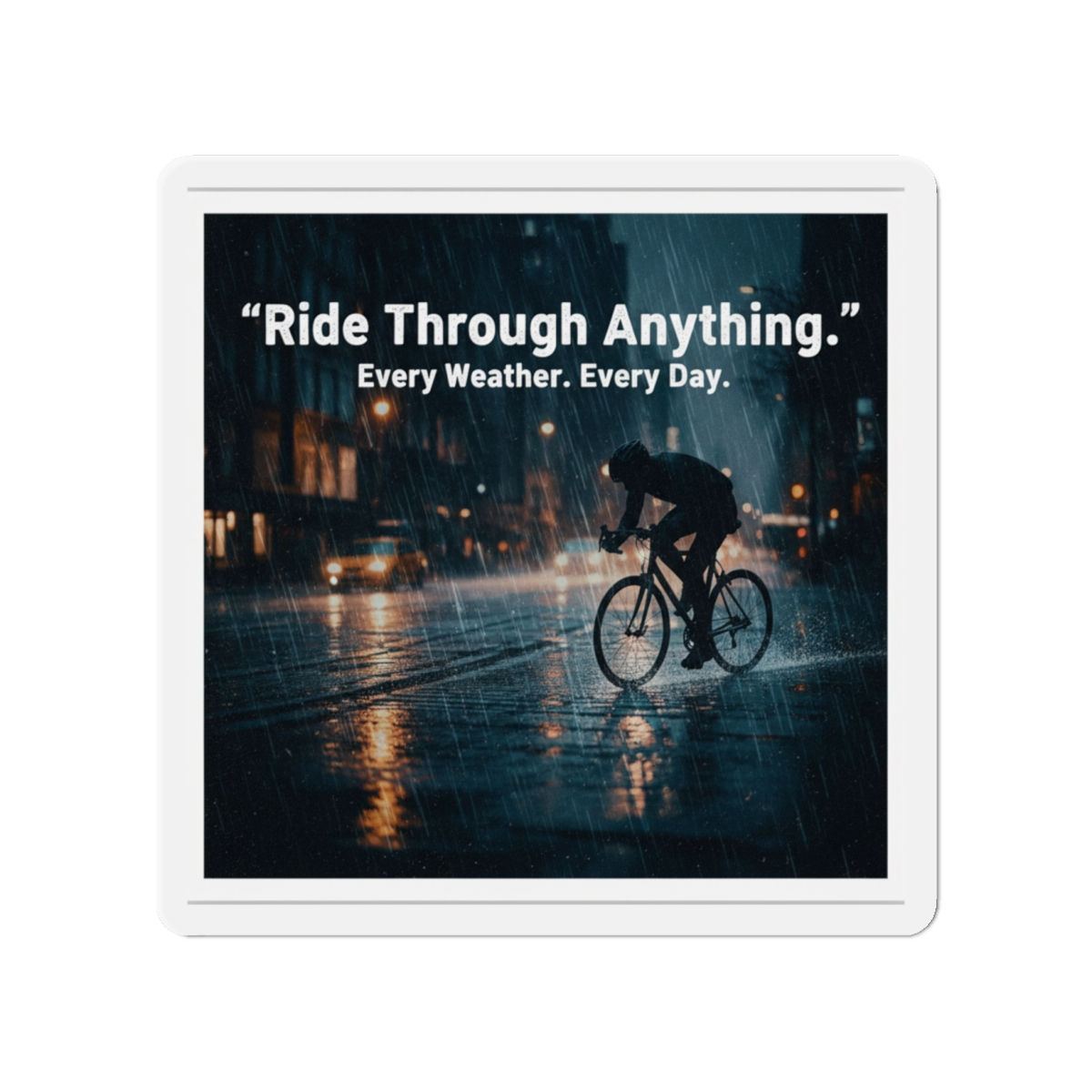 Swimmer Die-Cut Magnet – Ride Through Anything