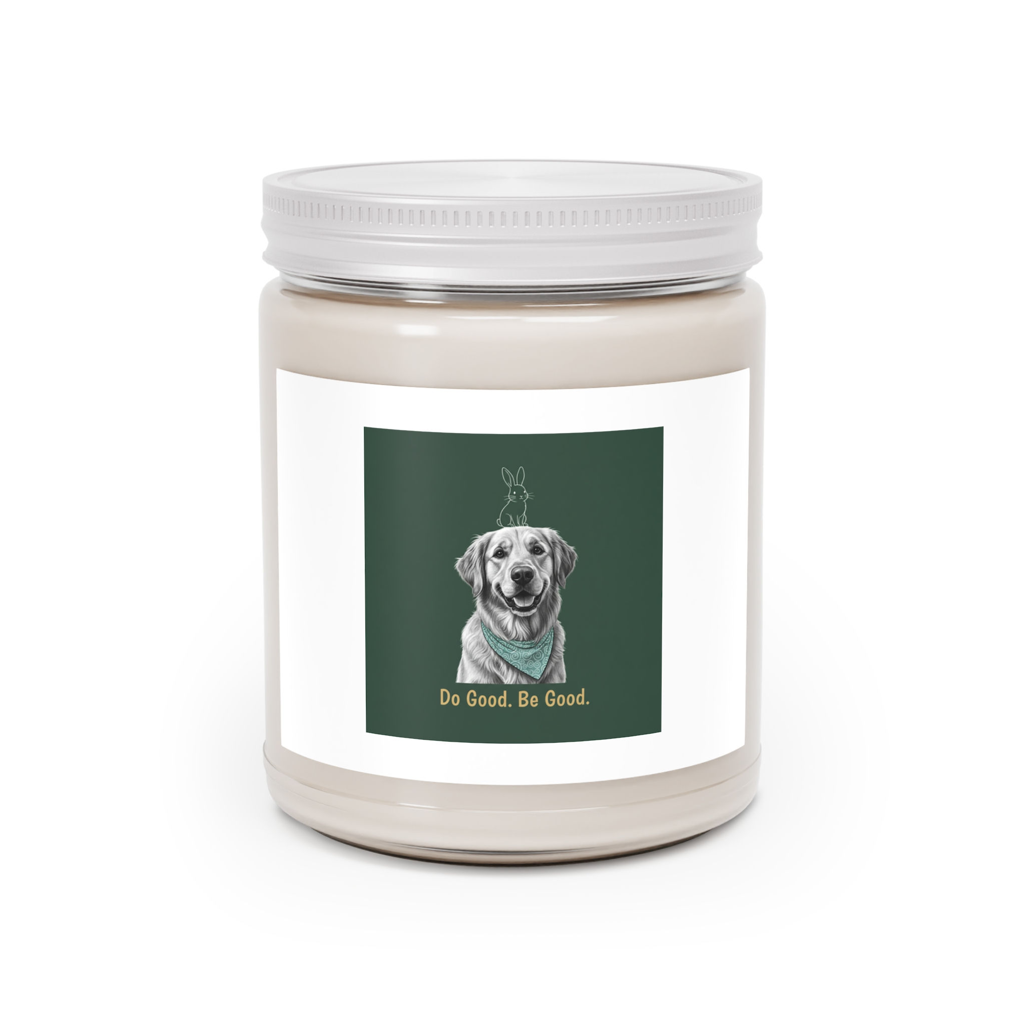 Golden Retriever Scented Candle – Do Good Be Good