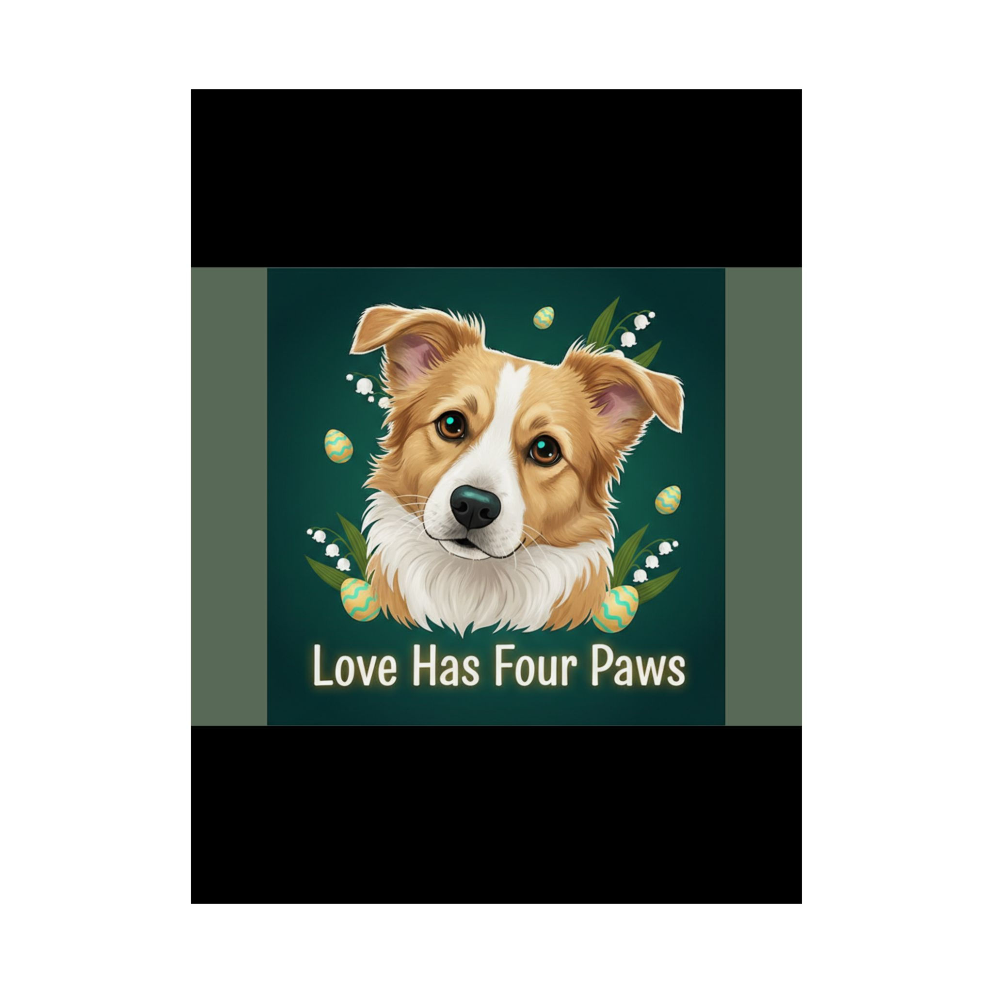 Mixed Breed Poster 18x24 – Love Has Four Paws