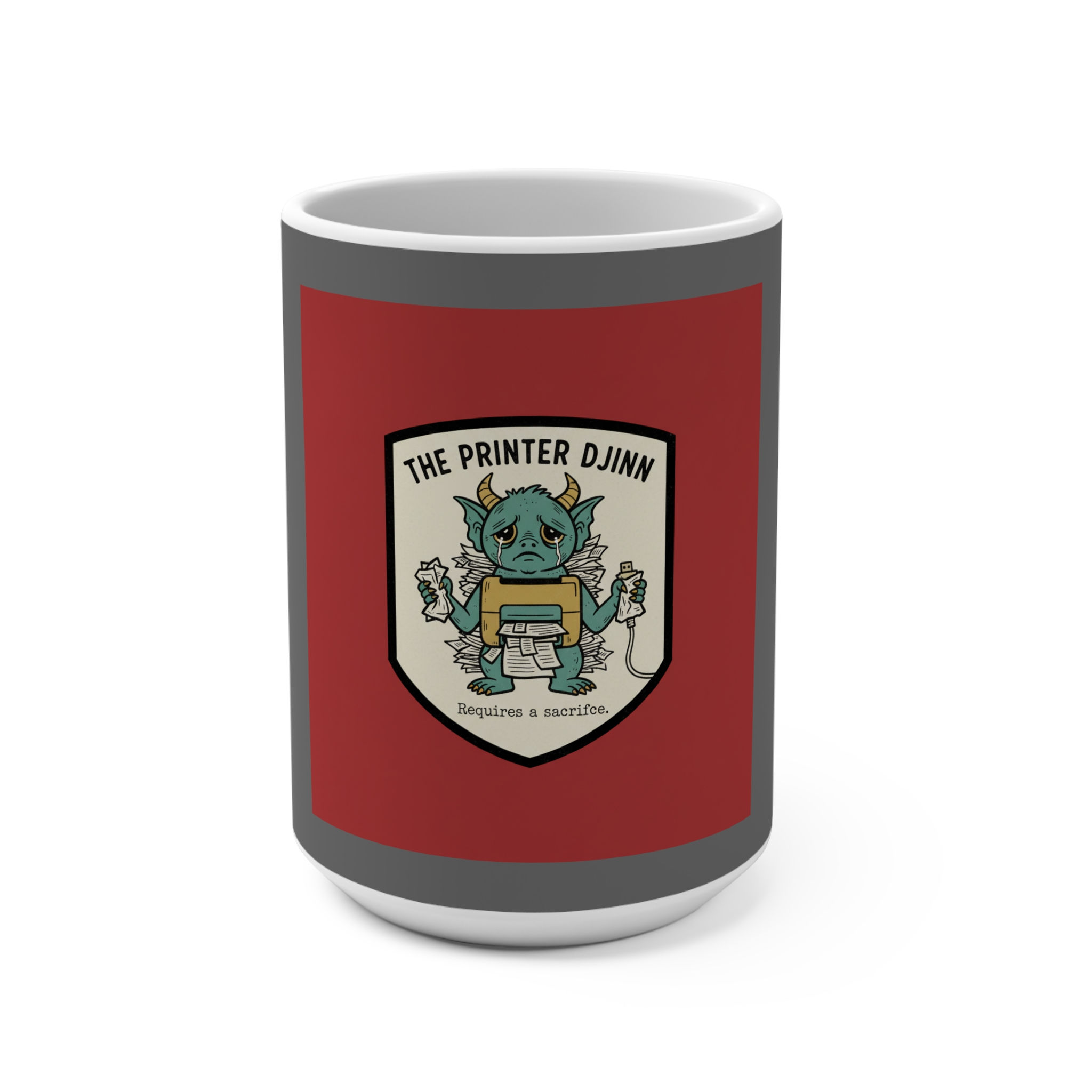 Printer Djinn Mug 15oz – Requires a Sacrifice