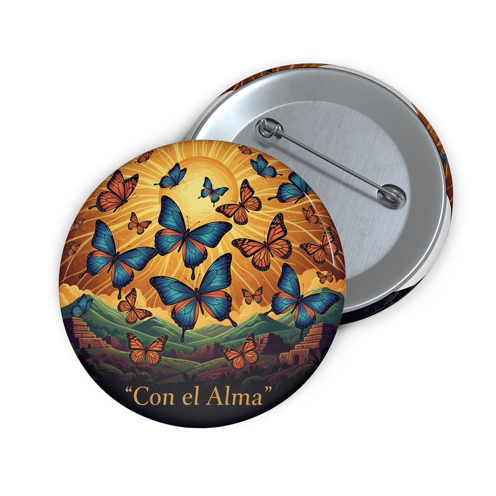 Thumbnail: Con el Alma Pin Button – Wall Art