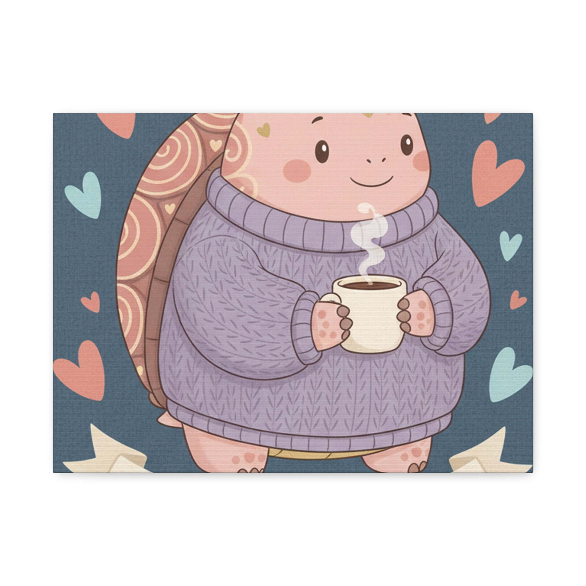 Turtle Canvas Print – She Believed She Could