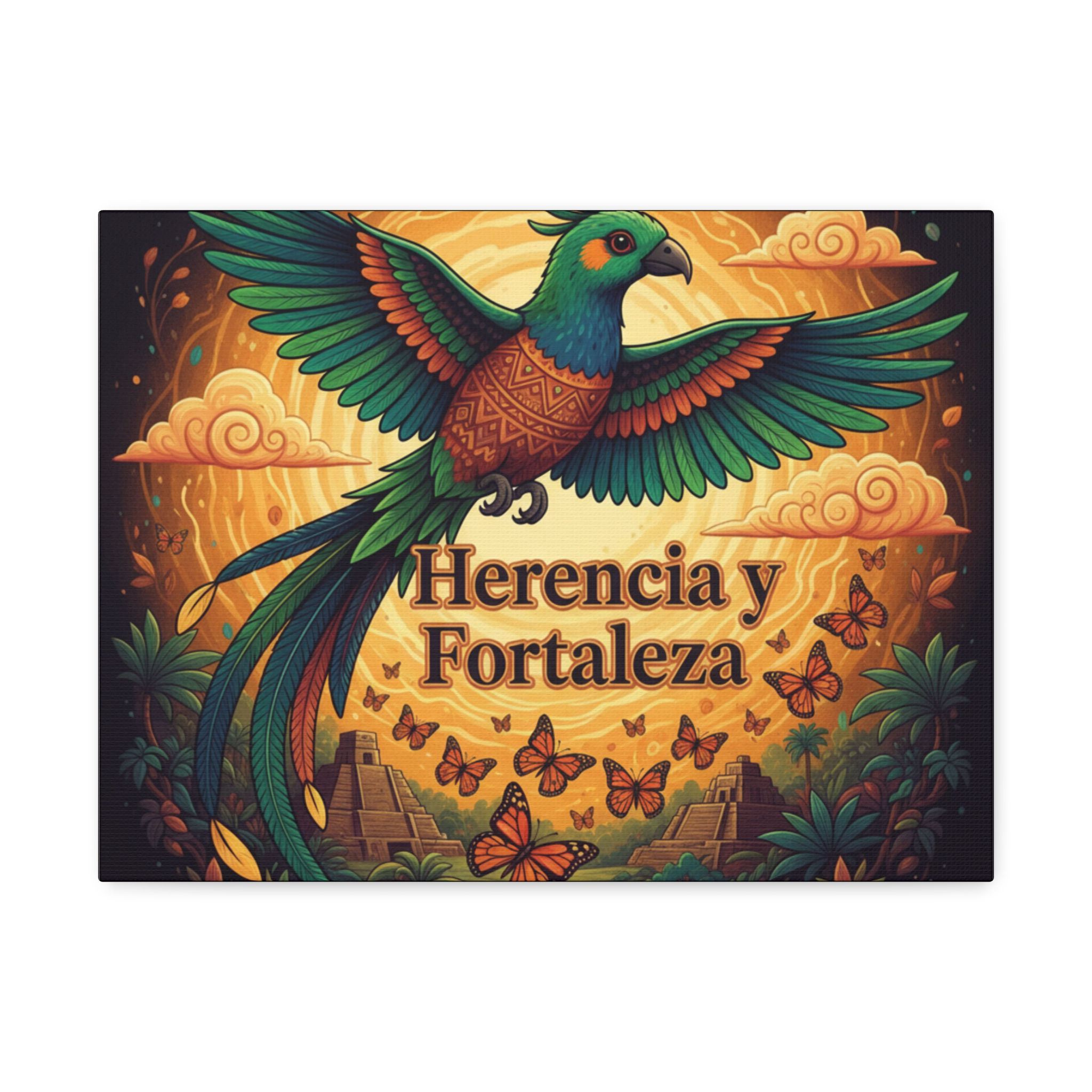 Herencia y Fortaleza Canvas Print – Unique Gift