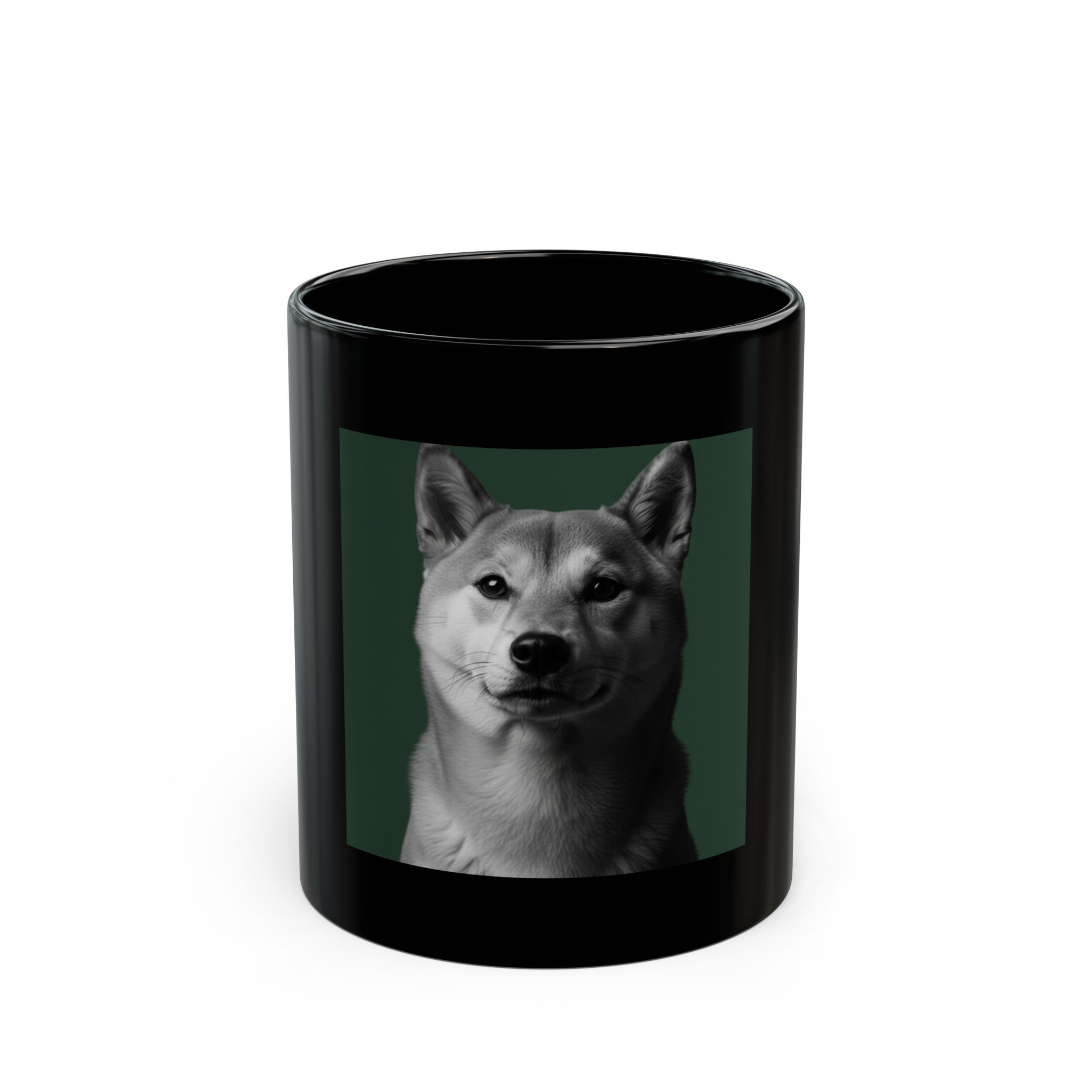 Shiba Inu Black Mug 11oz – Good Humans Good Pets