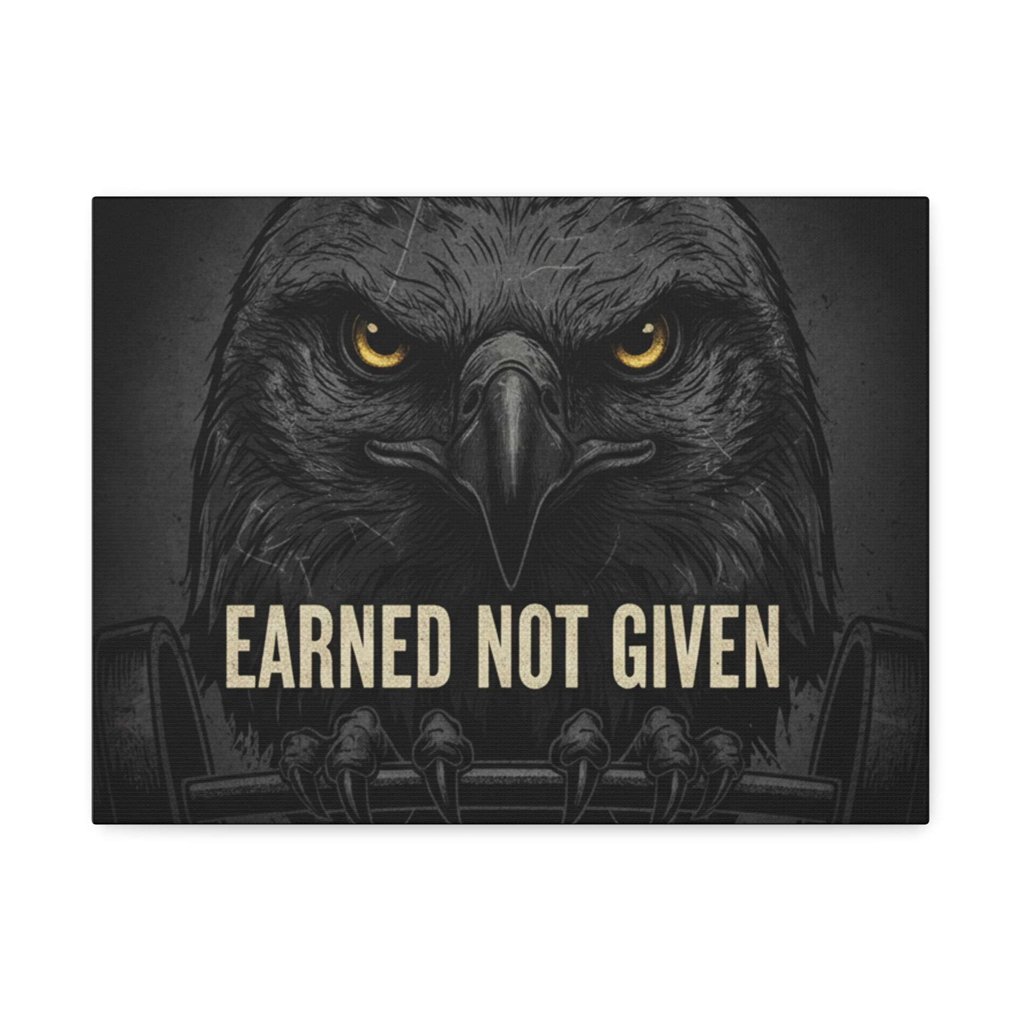 Eagle Canvas Print – Earned Not Given