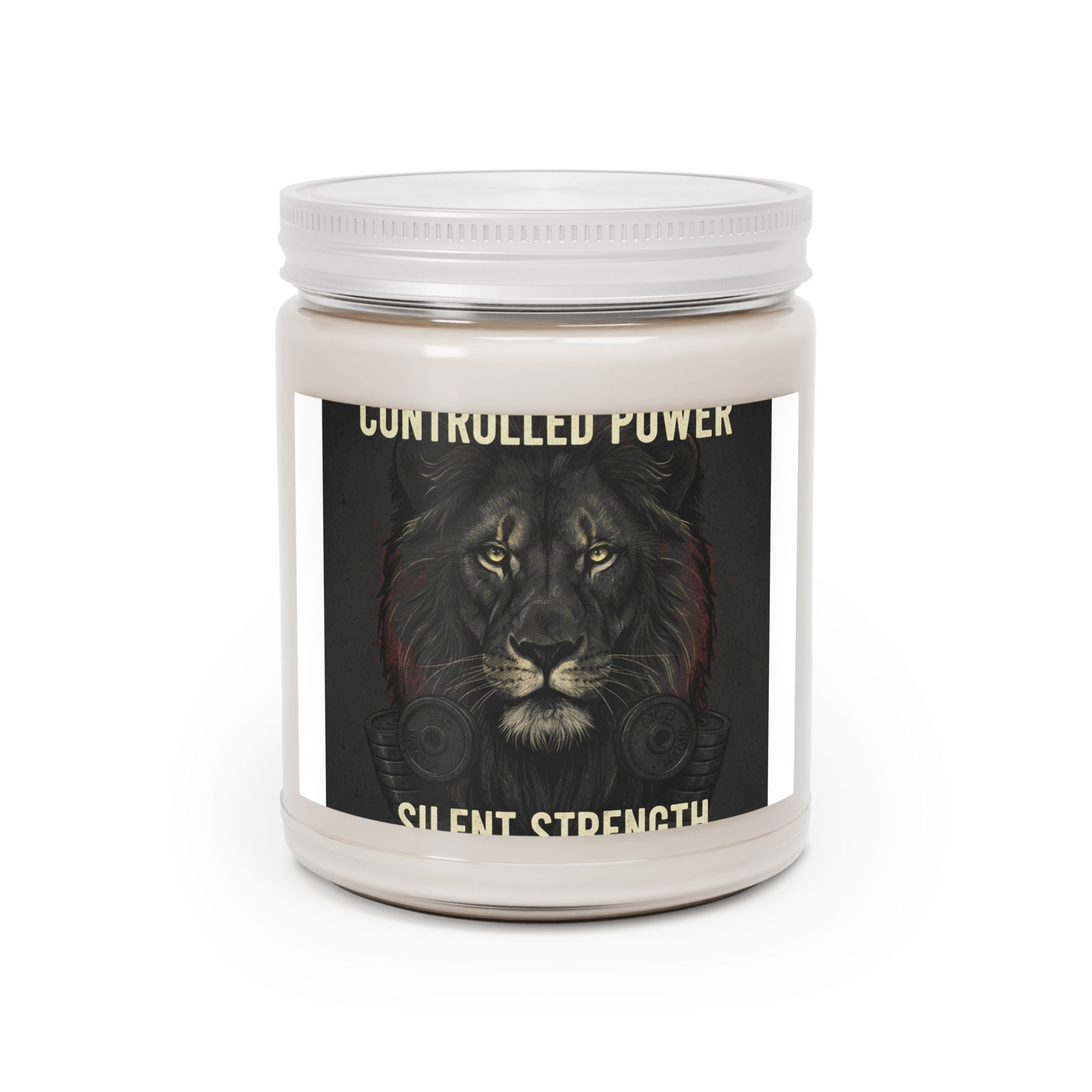 Lion Scented Candle – Controlled Power Silent Strength