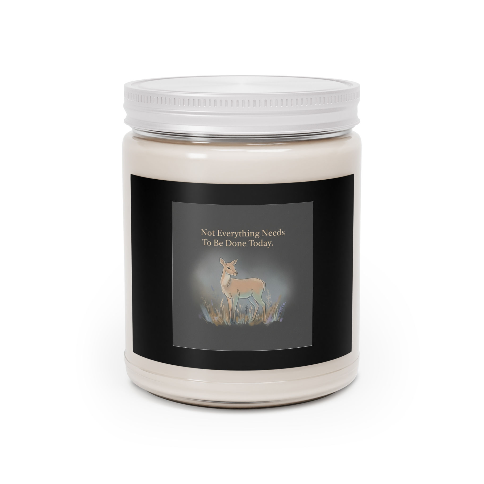 Deer Scented Candle – Not Everything Needs to Be Done Today