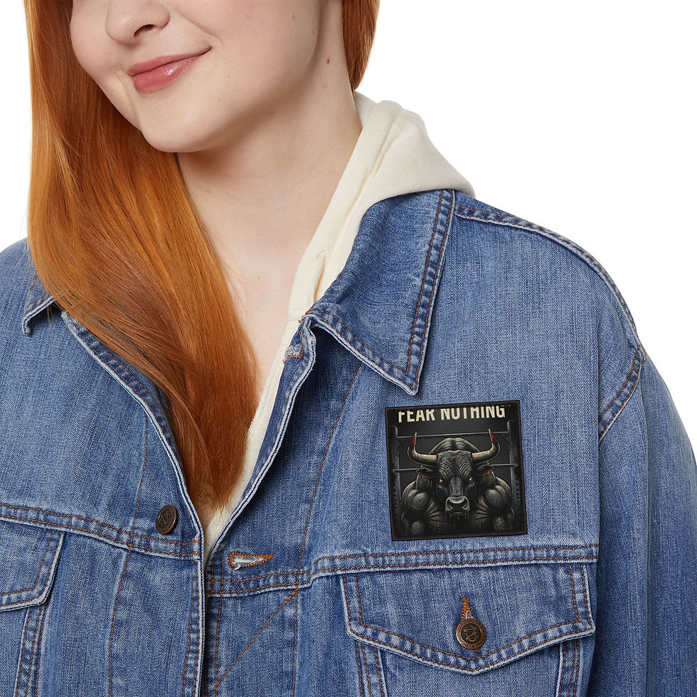 Thumbnail: Bull Iron-On Patch – Fear Nothing