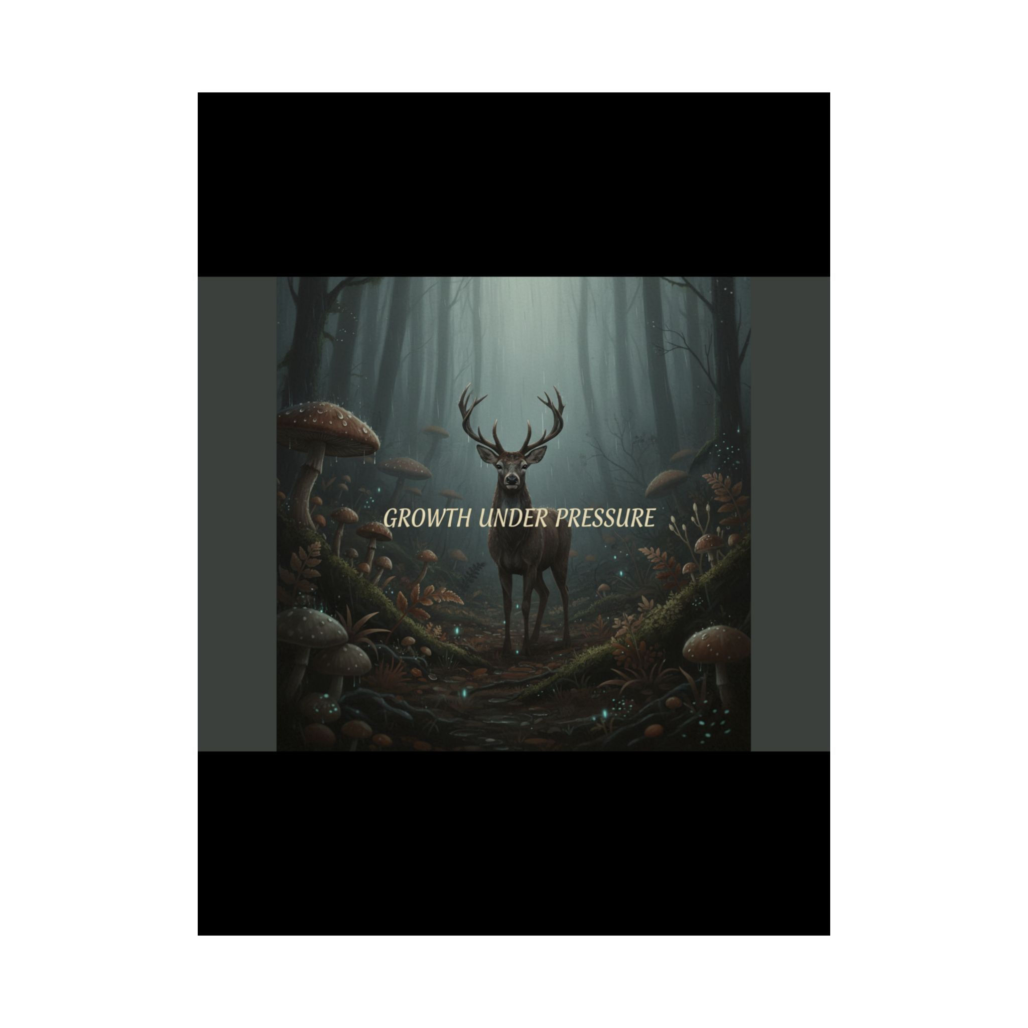 Deer Poster 18x24 – Growth Under Pressure