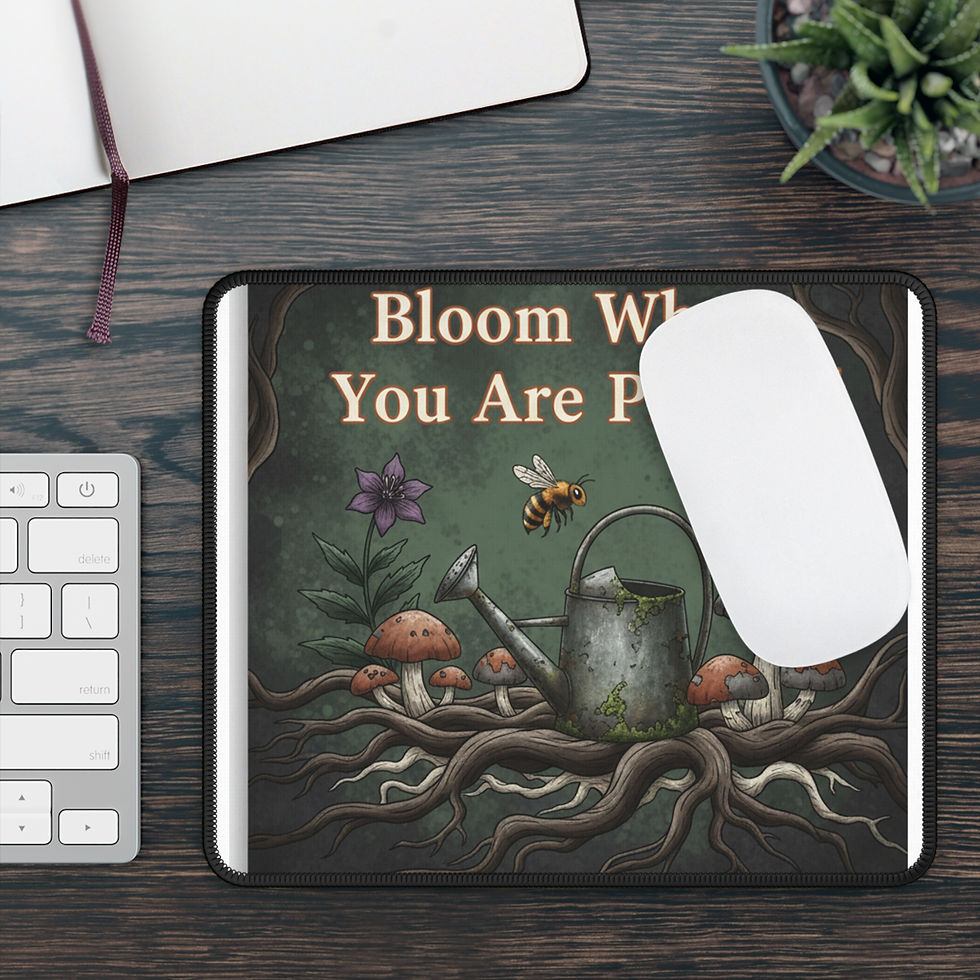 Thumbnail: Honeybee Mouse Pad – Bloom Where You Are Planted