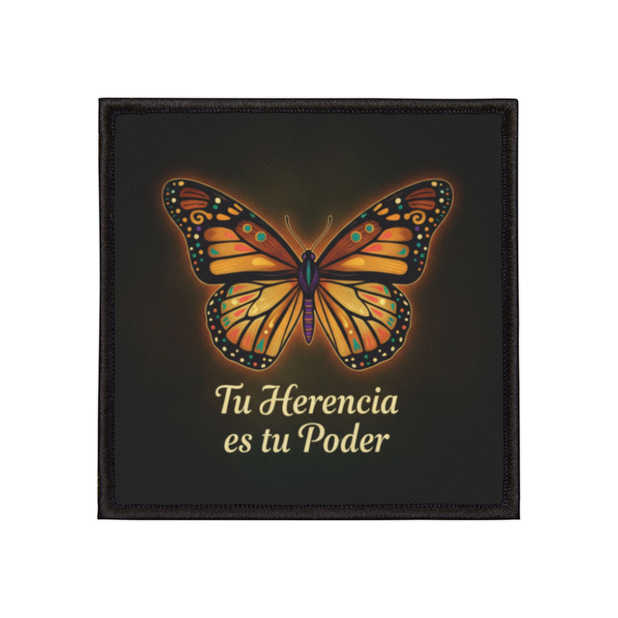 Butterfly Iron-On Patch – Tu Herencia es Tu Poder