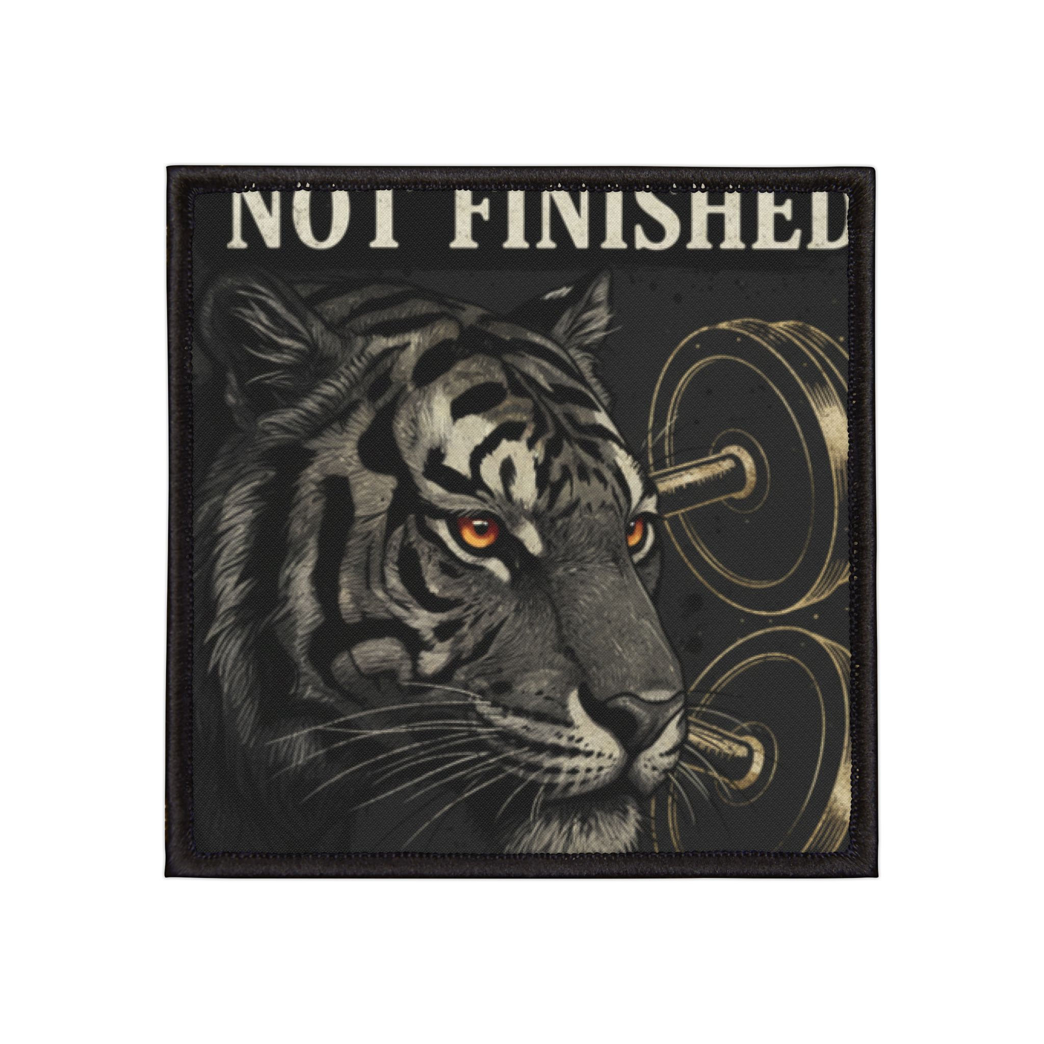 Tiger Iron-On Patch – Not Finished