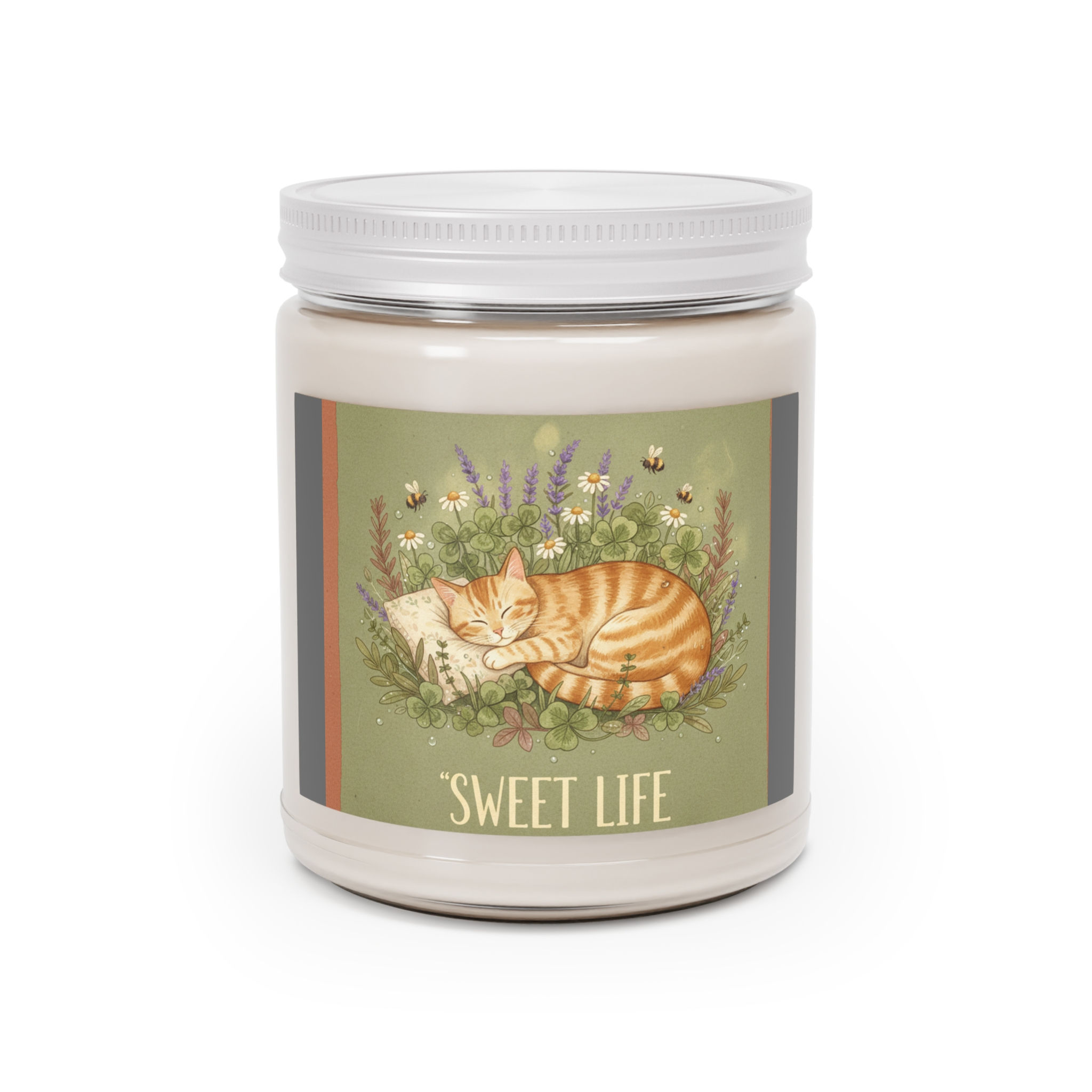 Tabby Cat Scented Candle – Sweet Life