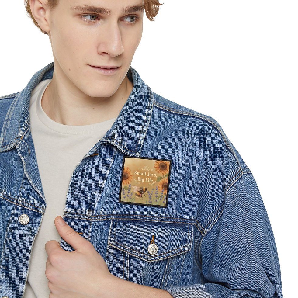 Thumbnail: Bumblebee Iron-On Patch – Small Joys Big Life