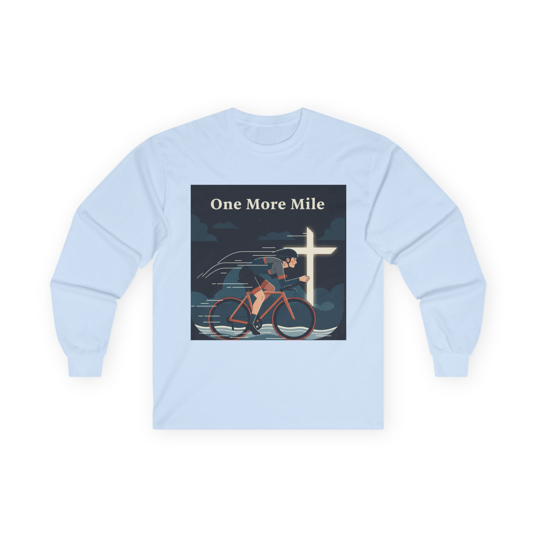 Cyclist Long Sleeve Tee – One More Mile
