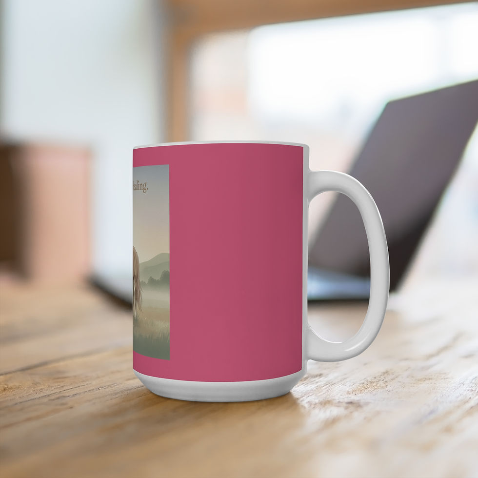 Thumbnail: Horse Mug 15oz – Rest is Part of Healing