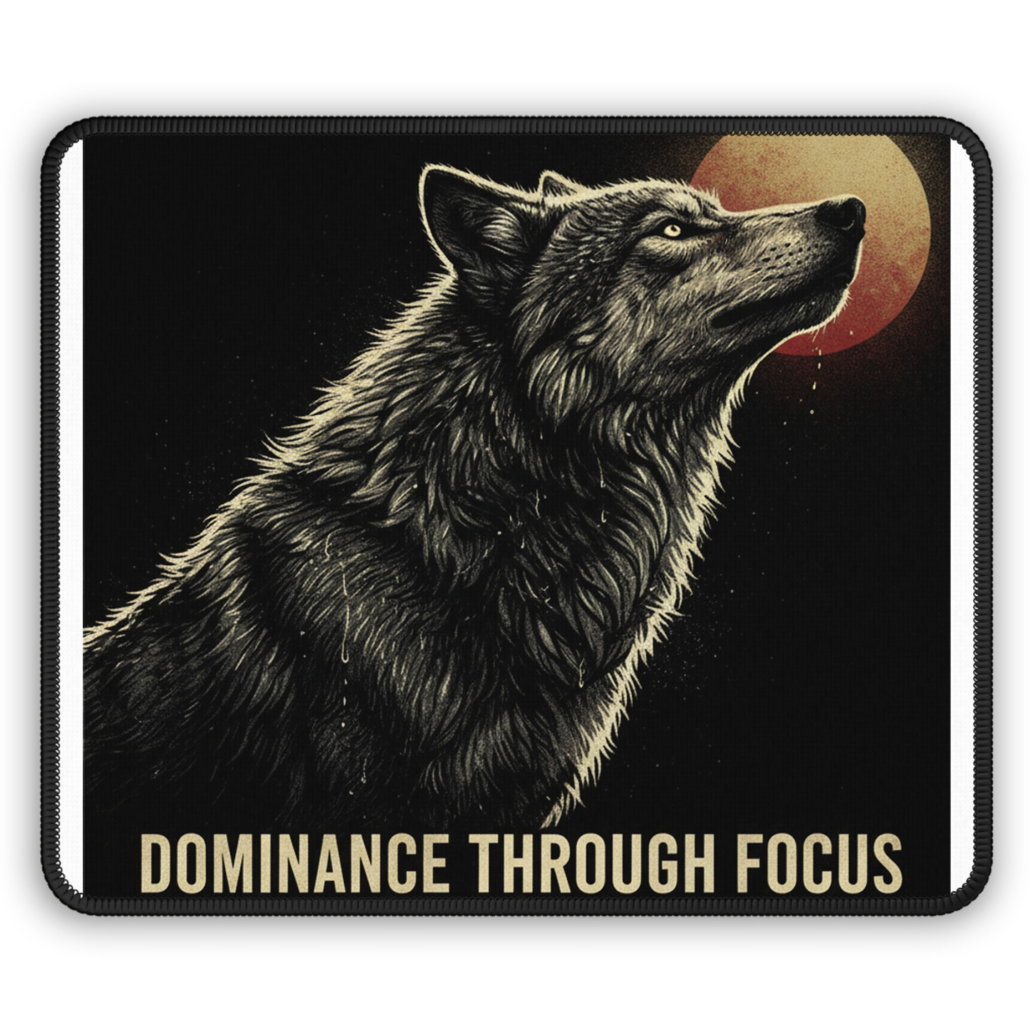 Wolf Mouse Pad – Dominance Through Focus