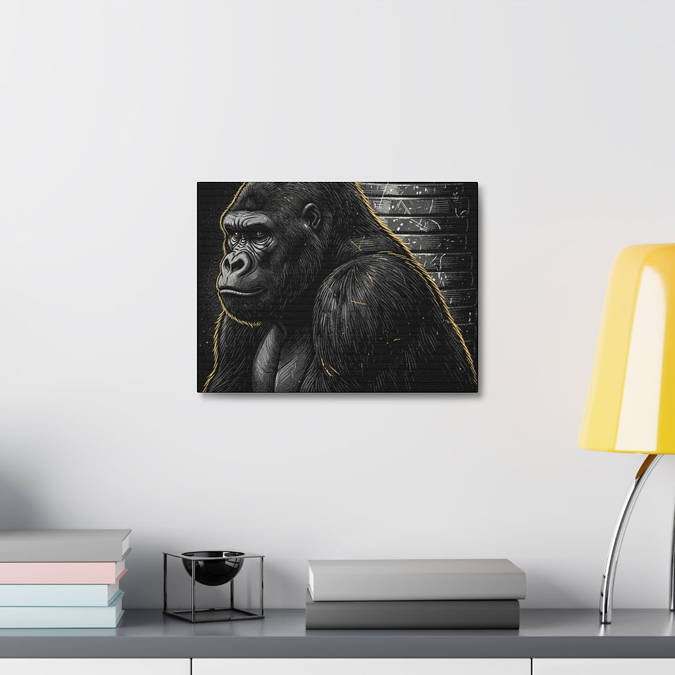 Thumbnail: Gorilla Canvas Print – Do the Work