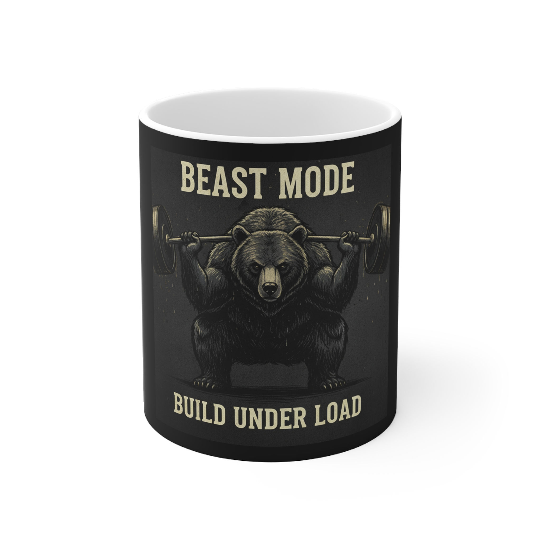 Bear Mug 11oz – Beast Mode Build Under Load