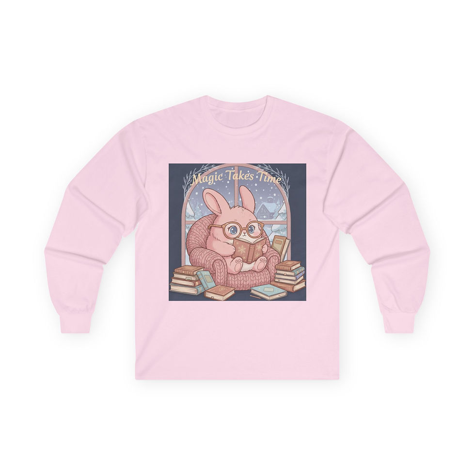 Thumbnail: Bunny Long Sleeve Tee – Magic Takes Time