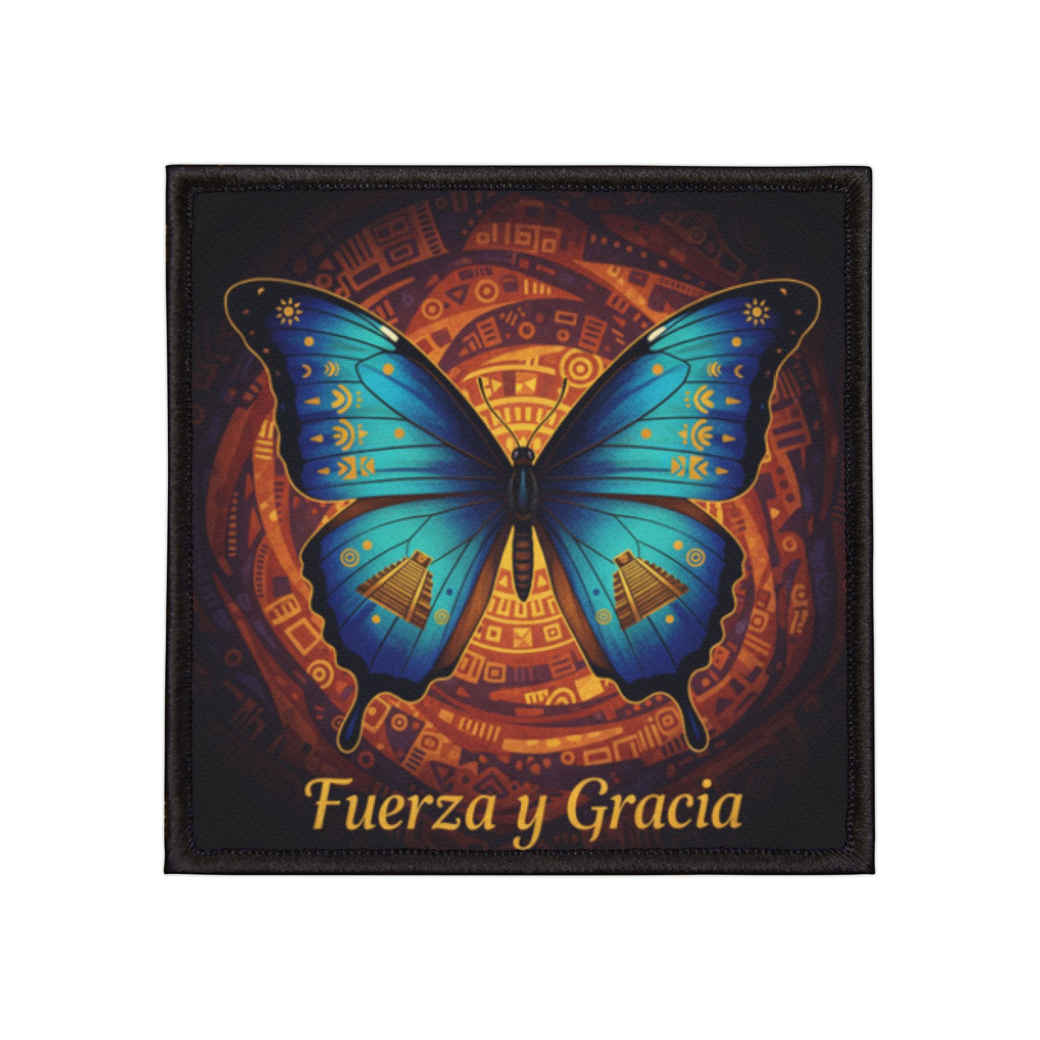 Butterfly Iron-On Patch – Fuerza y Gracia