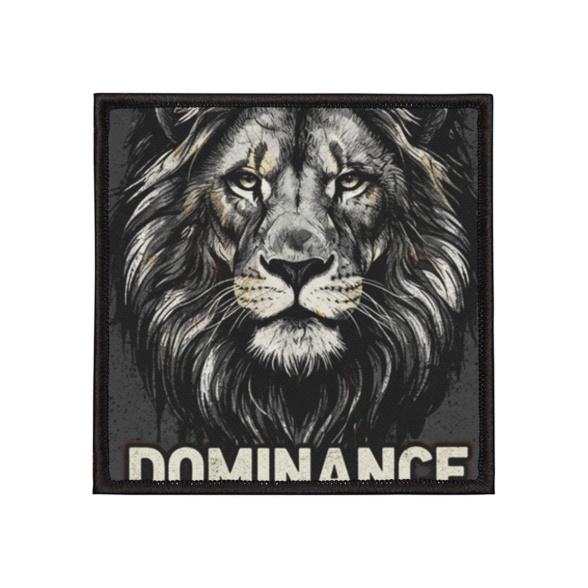 Lion Iron-On Patch – Dominance Through Focus