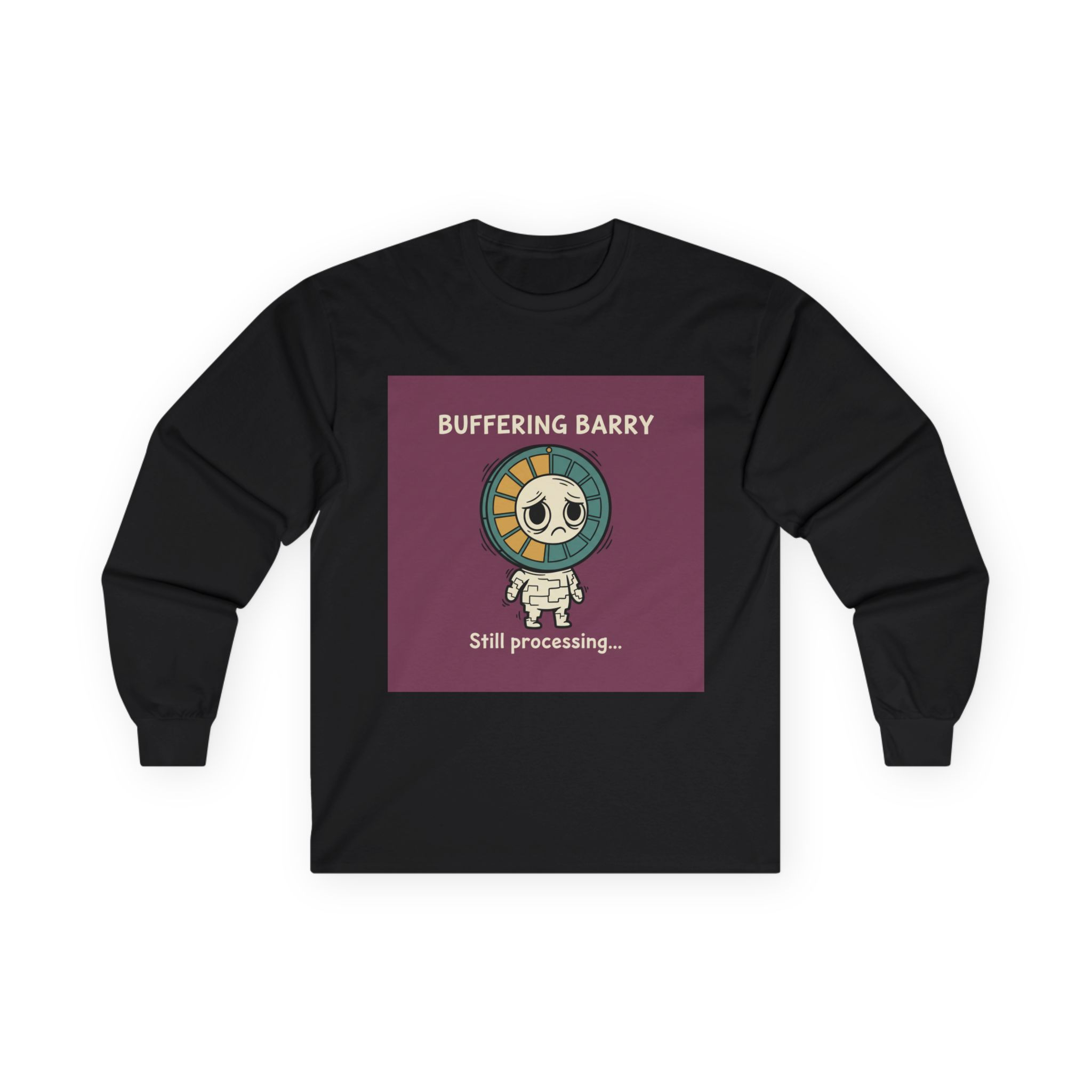 Buffering Barry Long Sleeve Tee – Buffering Barry