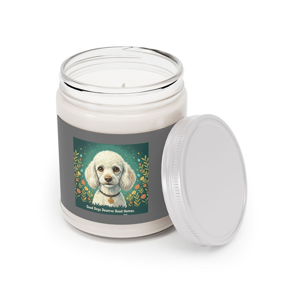 Thumbnail: Poodle Scented Candle – Good Dogs Deserve Good Homes