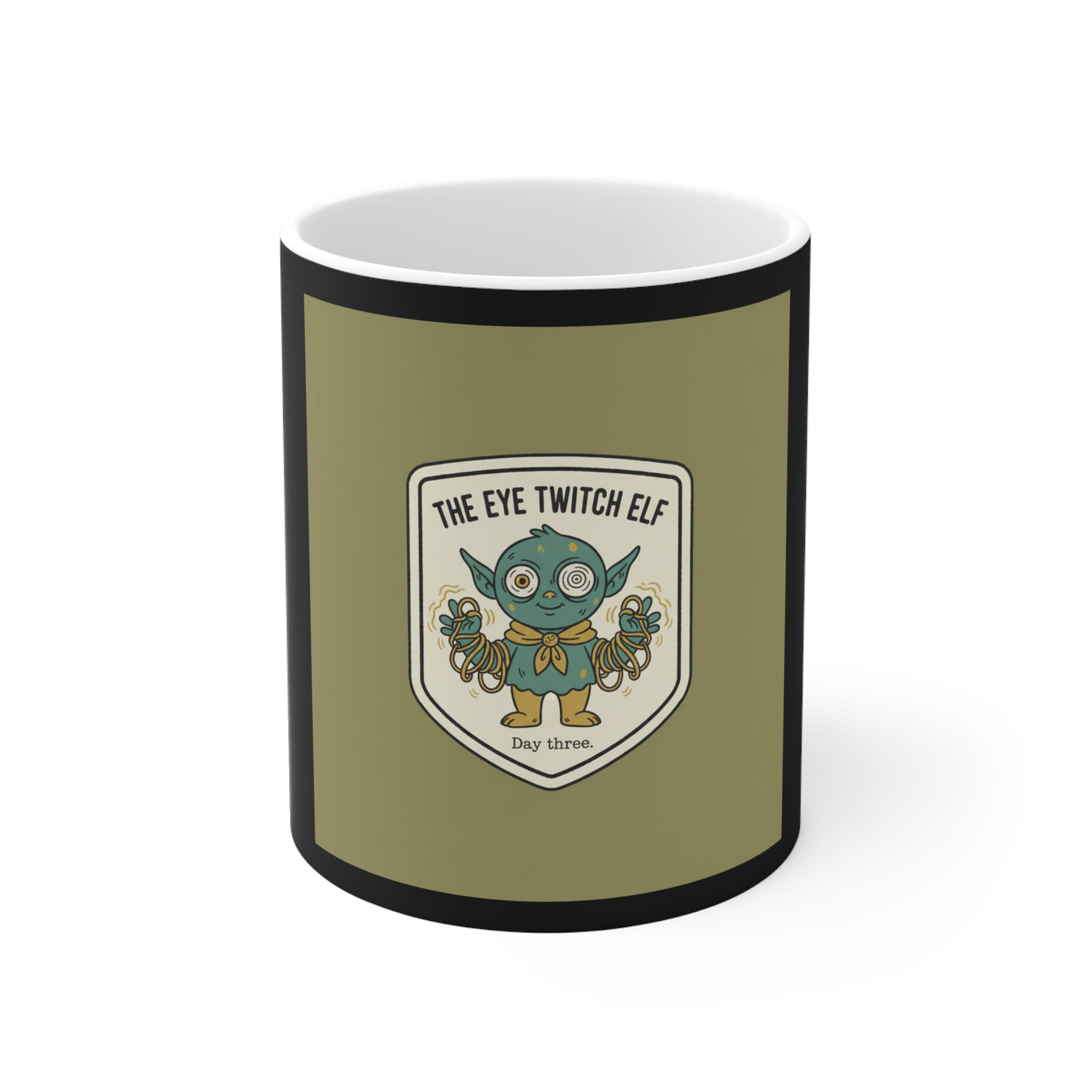 Twitch Elf Mug 11oz – Day Three