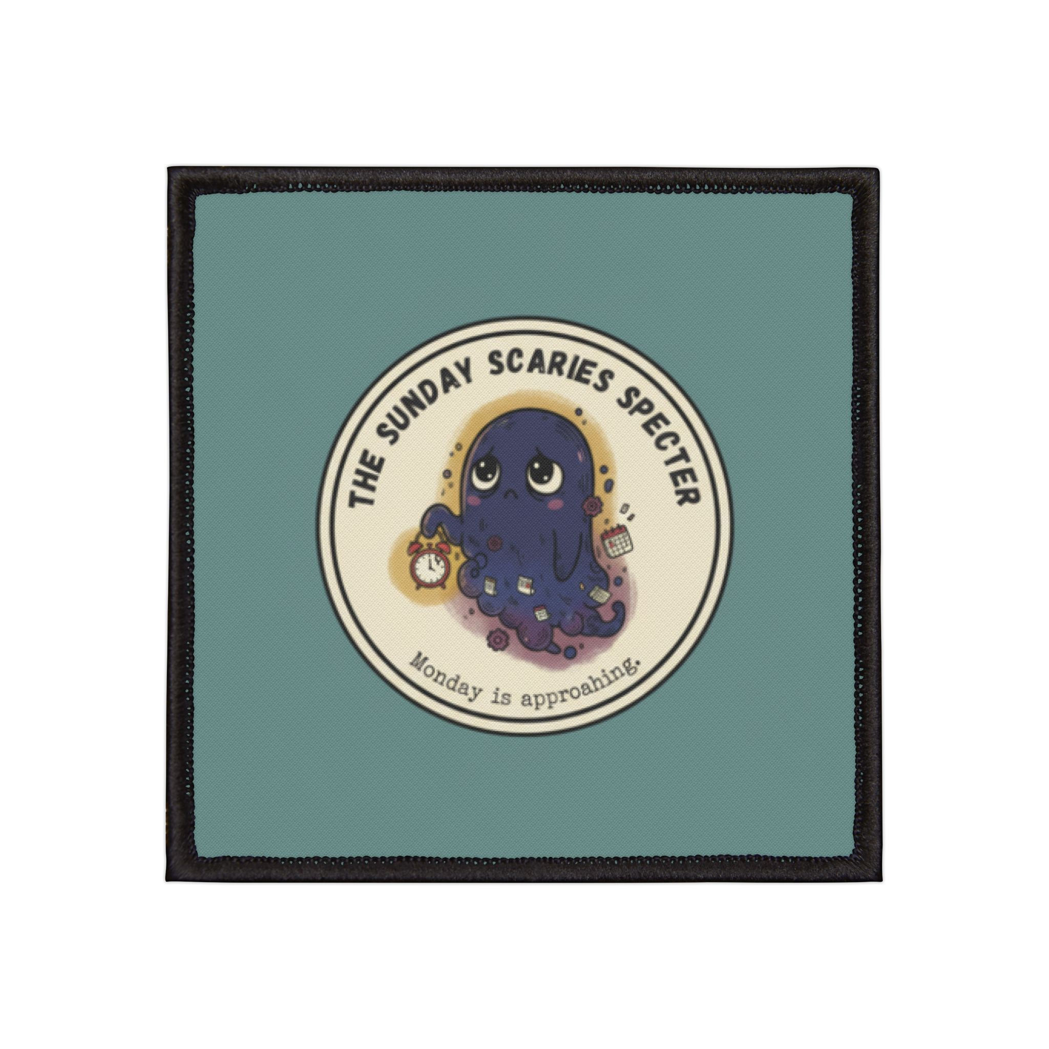 Sunday Scaries Specter Iron-On Patch – The Sunday Scaries Specter Monday is App