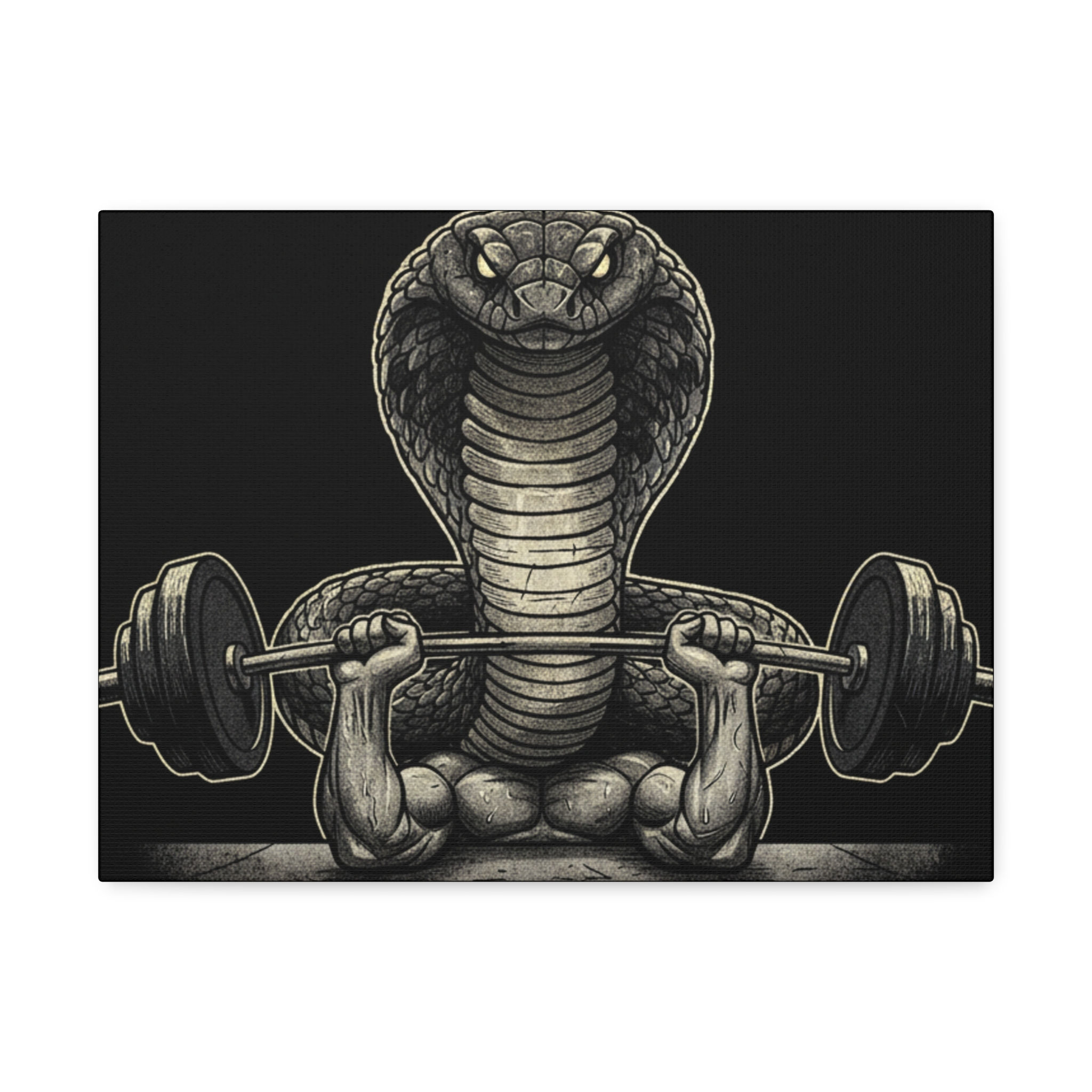 Cobra Canvas Print – Built in Silence Pay the Cost