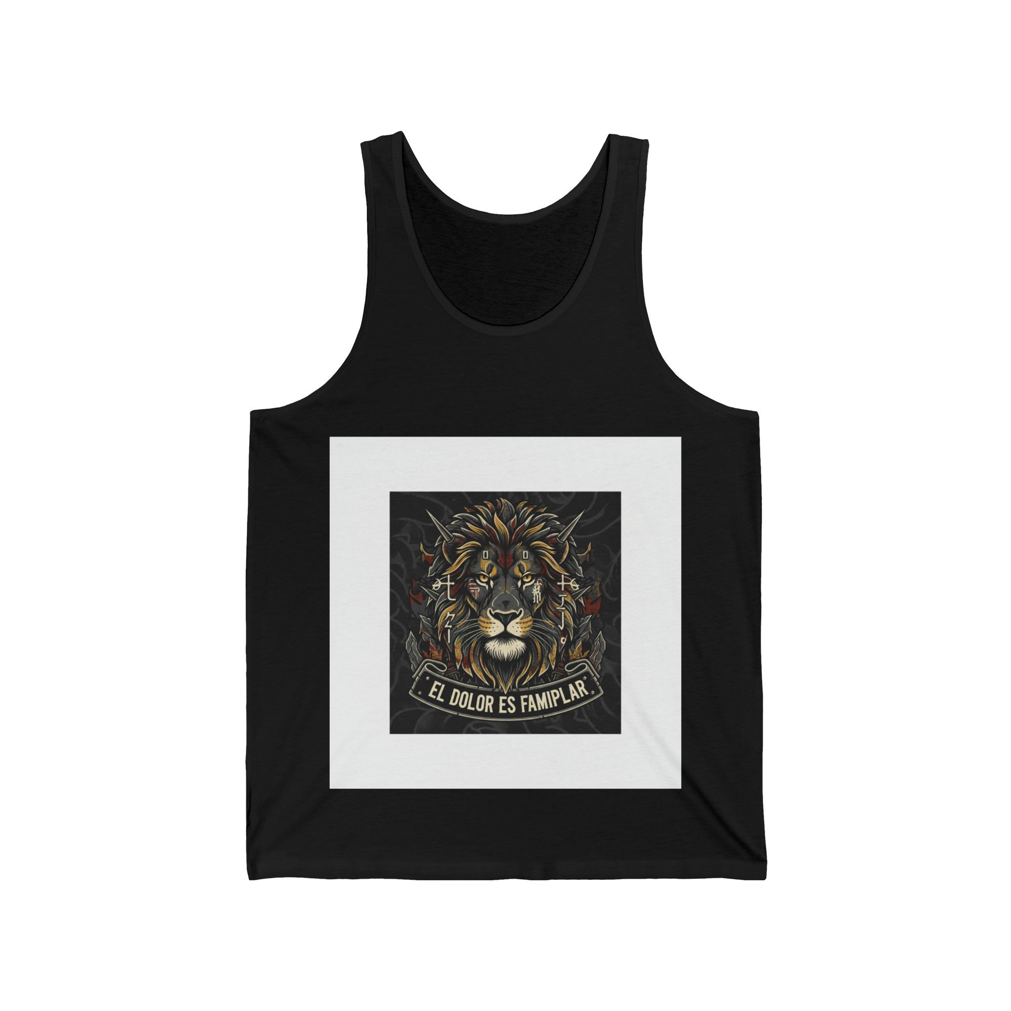 Lion Tank Top – El Dolor es Familiar
