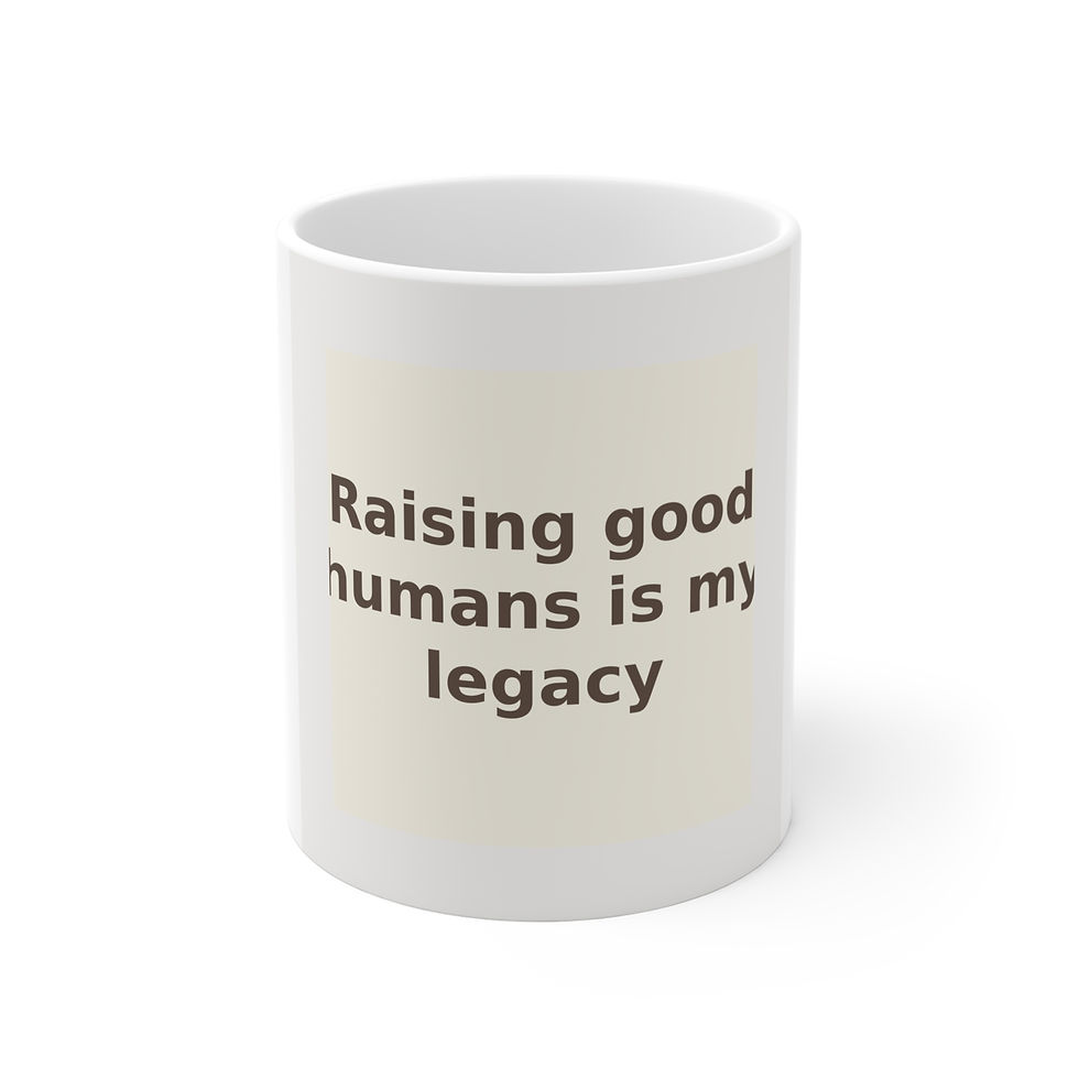 Thumbnail: Raising good humans is my legacy - Travel Mug
