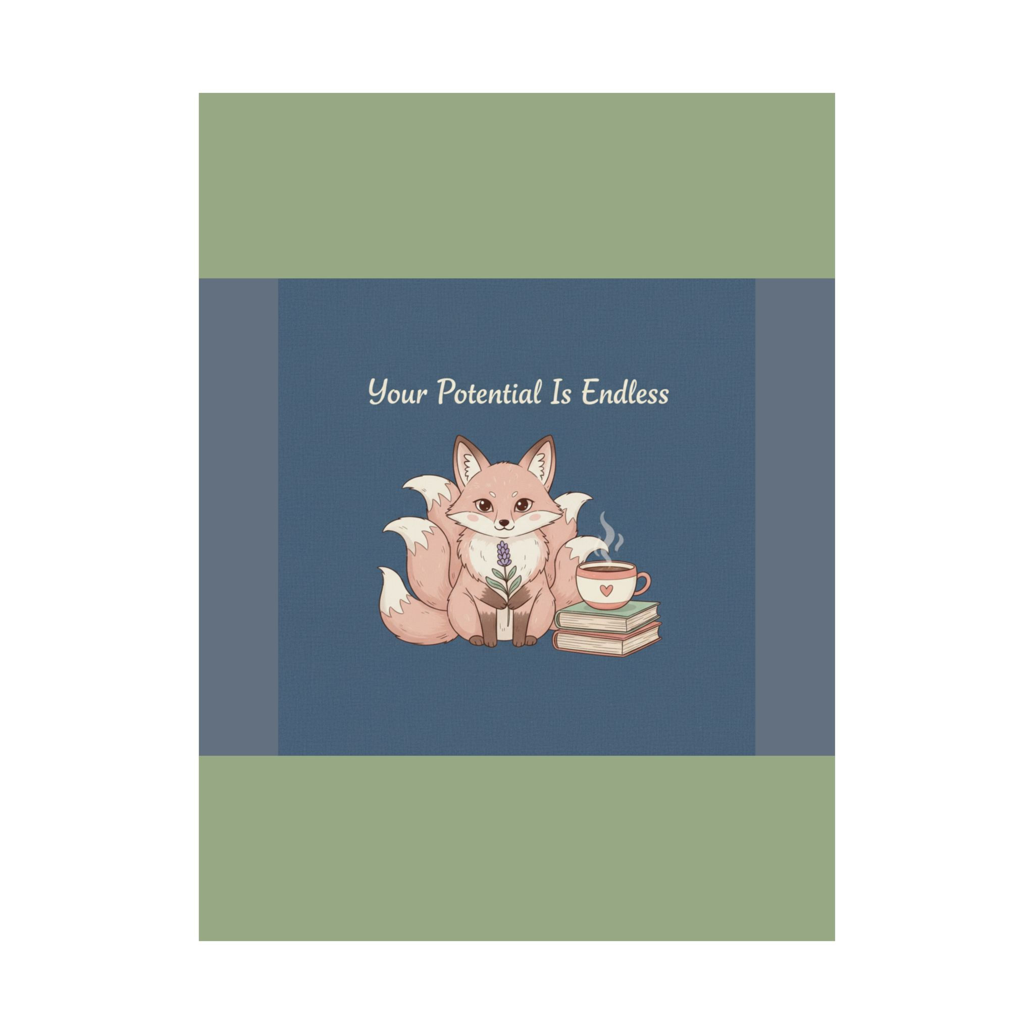 Kitsune Poster 18x24 – Your Potential is Endless