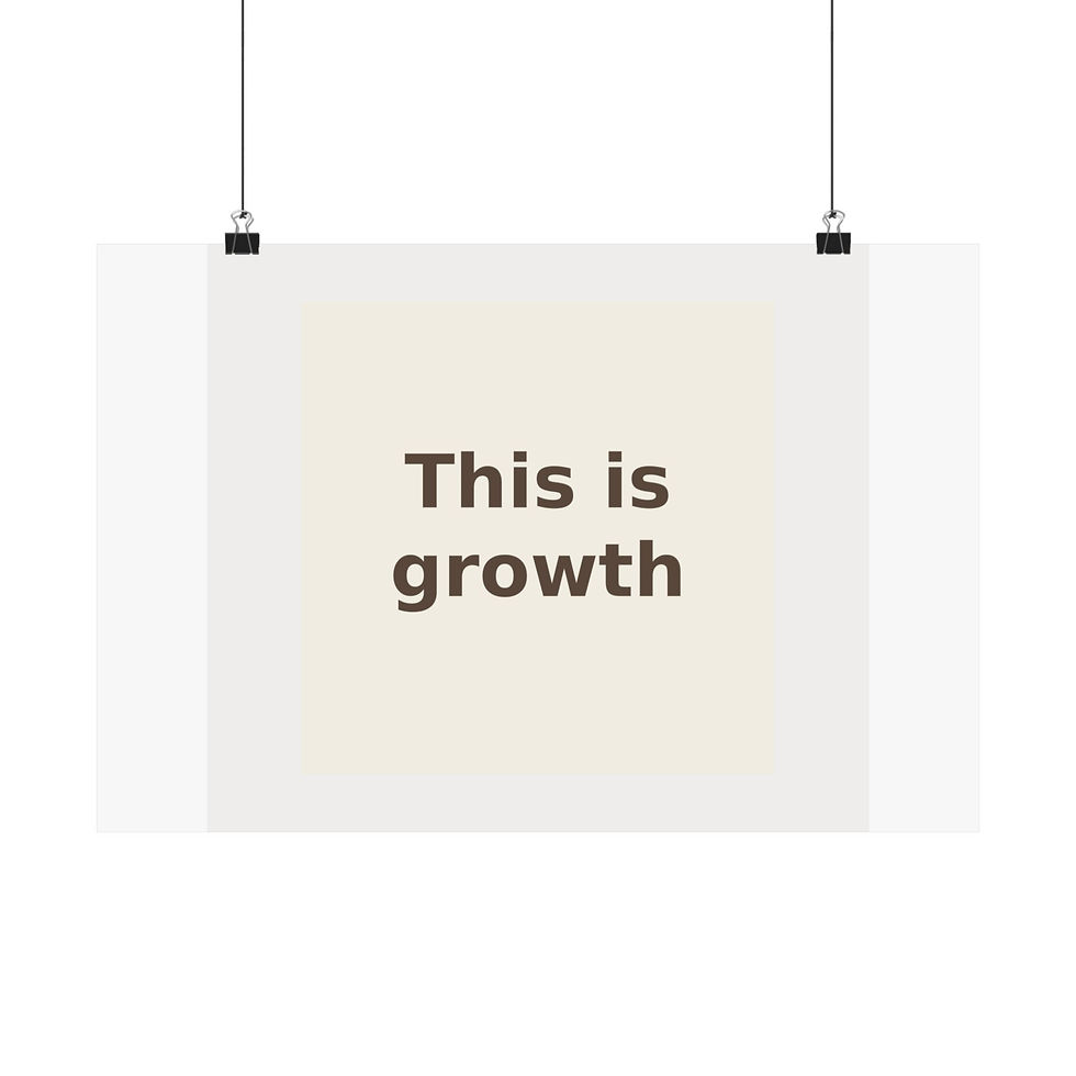 Thumbnail: This is growth - Poster